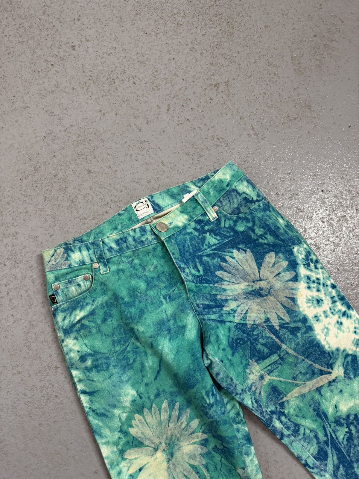 Just Cavalli Vintage Cavalli Jeans Floral Overprinted Breeches Size 29" - 3 Thumbnail
