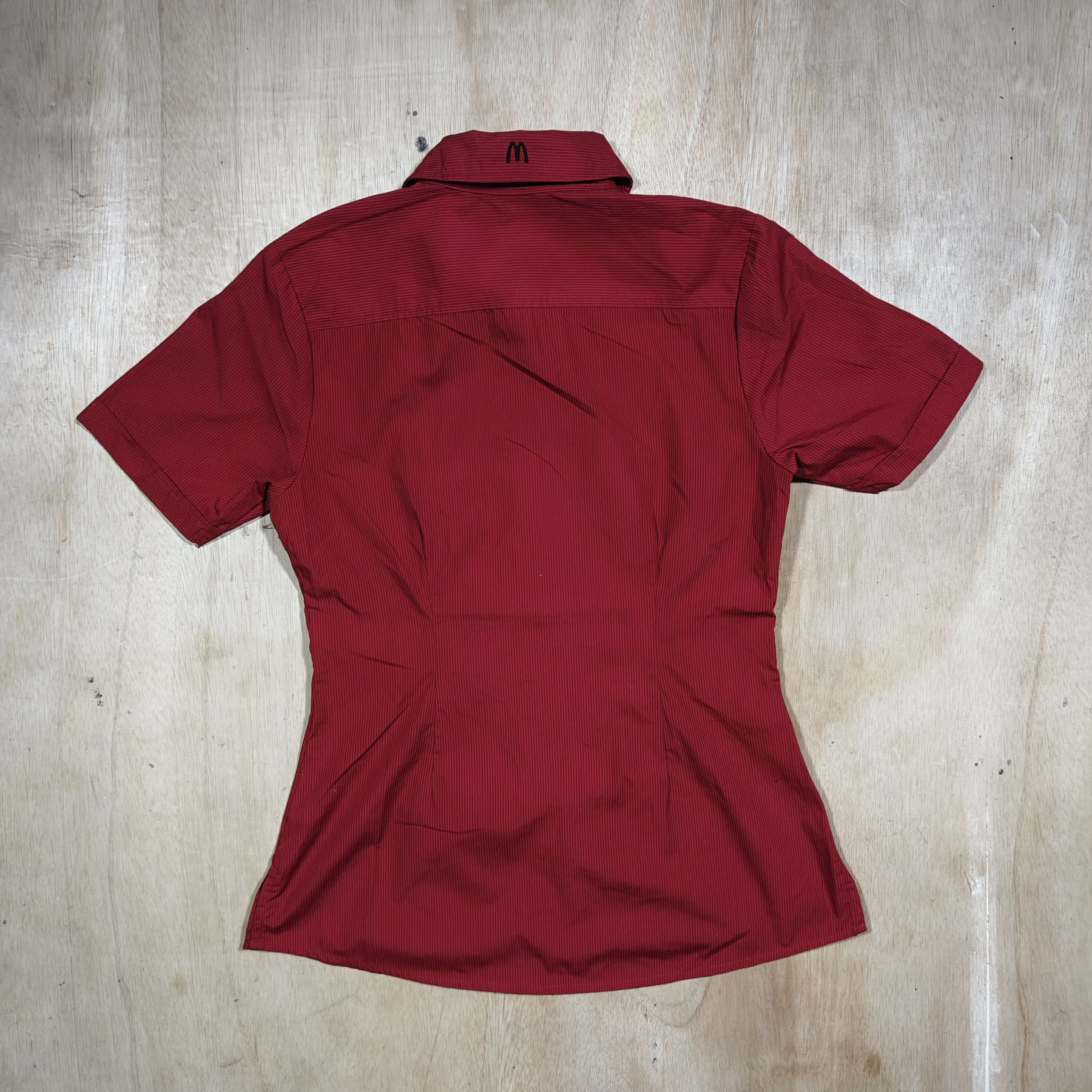 Other McDonald's Apparel Collection Red Pinstripe Uniform Shirt Size L / US 10 / IT 46 - 7 Thumbnail