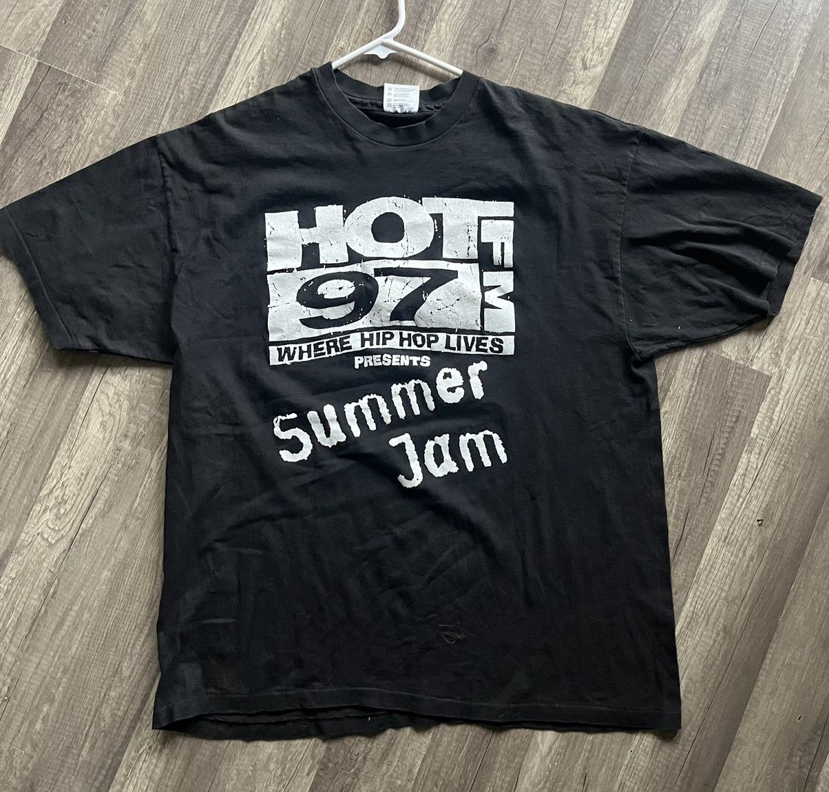 image of Hanes x Made In USA Grail Summer Jam 1994 First Ever Summer Jam Concert XL in Black, Men's