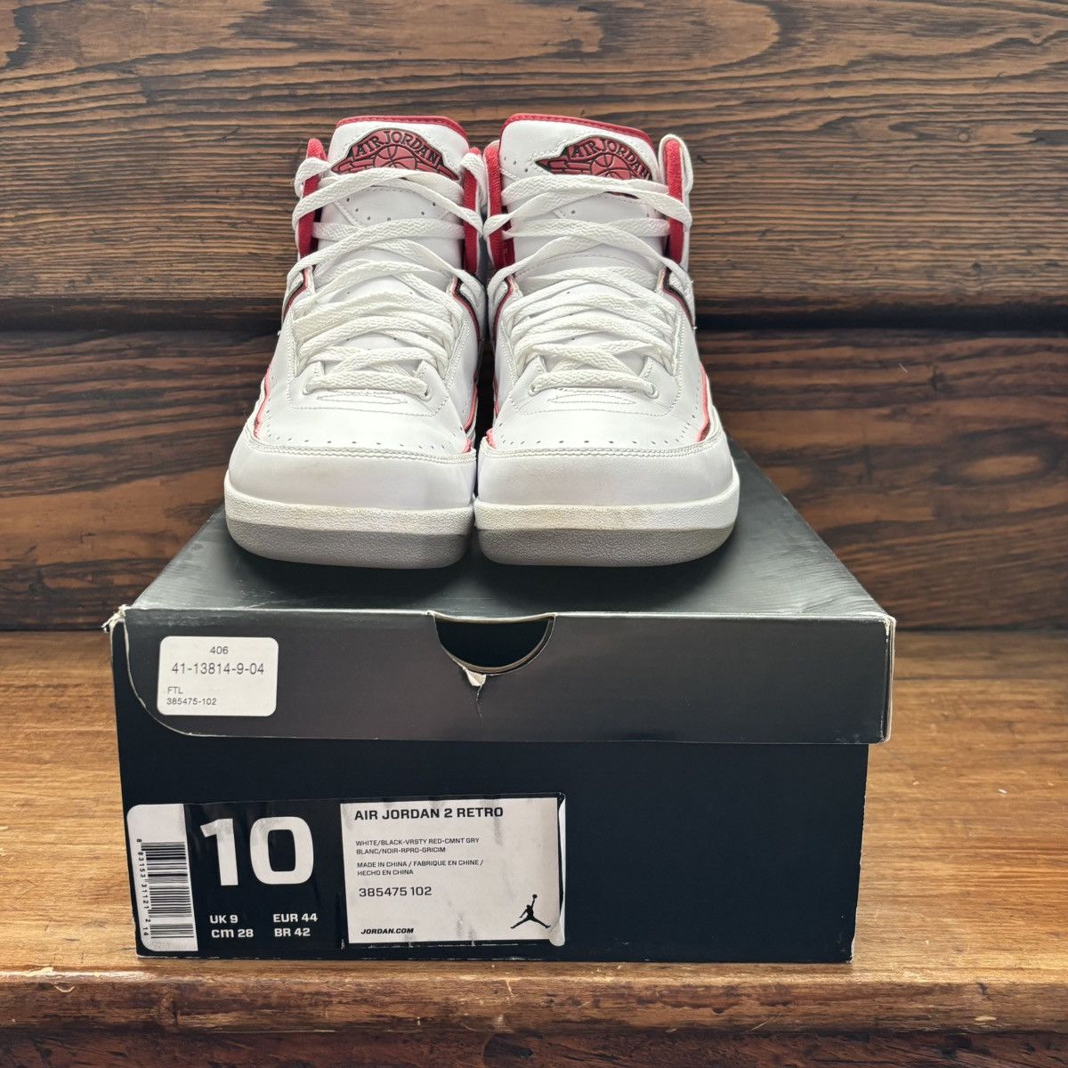 Jordan Brand Air Jordan 2 Retro Chicago White/Red Size 10 Size US 10 / EU 43 - 5 Thumbnail