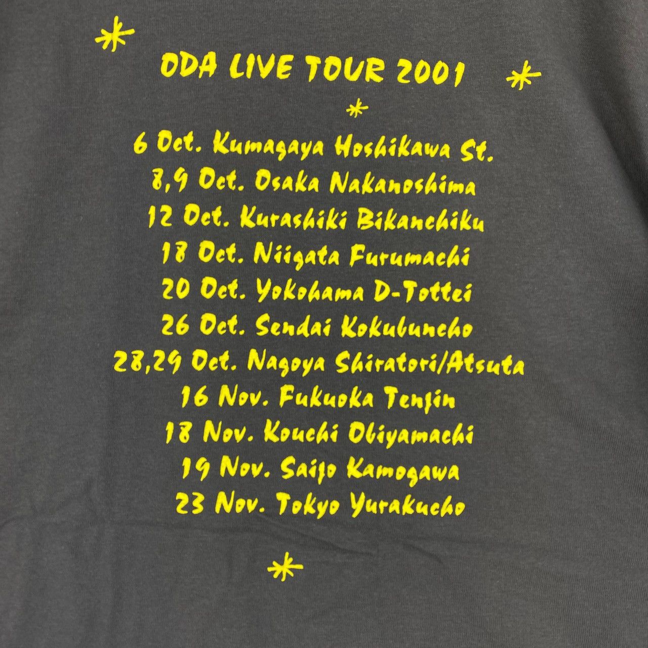 Vintage Vintage MORNING MUSUME ODA SAKURA 2001 Tour Tee Shirt Size US M / EU 48-50 / 2 - 4 Thumbnail