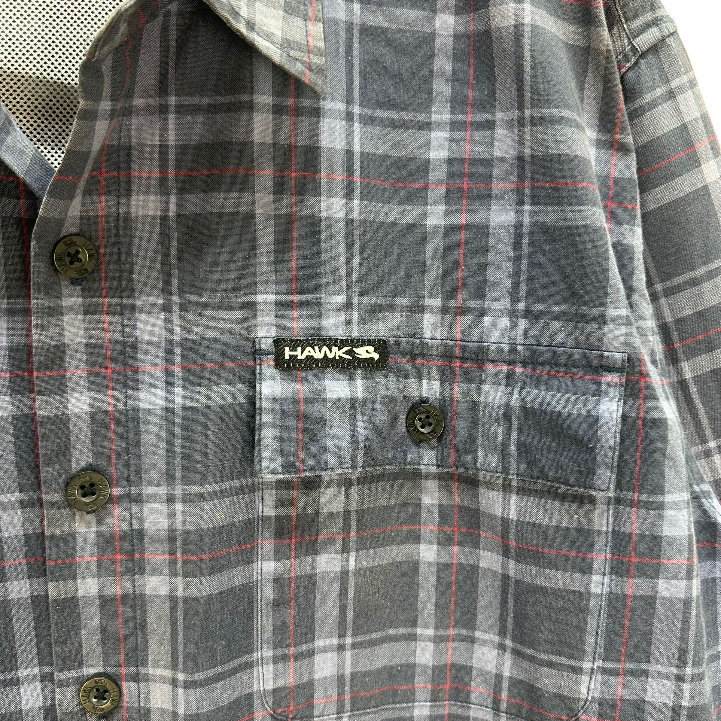 Tony Hawk TONY HAWK SKATE BOARDING CHECKED BUTTON UP SHIRT #8054-198 Size US L / EU 52-54 / 3 - 3 Thumbnail
