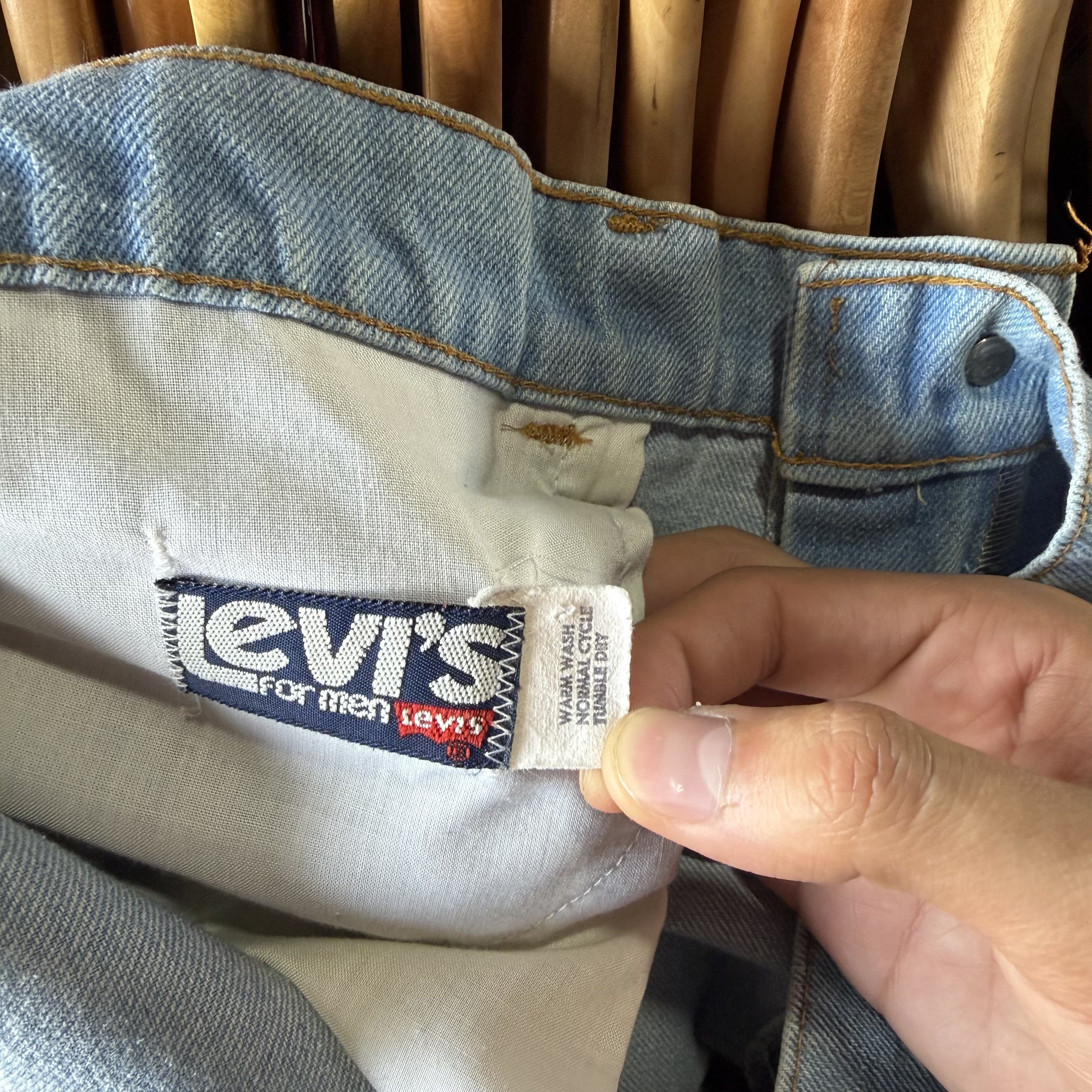 Levi's Vtg Levi’s Jeans Light Wash Orange Tab Flares 70s Bell Size US 34 / EU 50 - 11 Thumbnail
