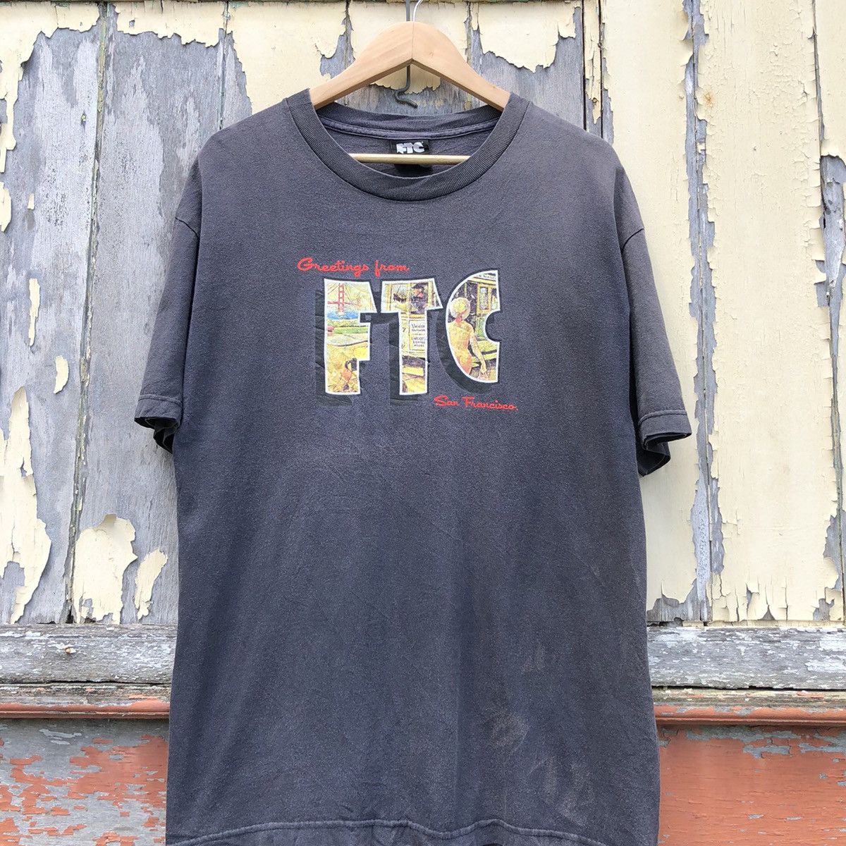 FTC 💢Sunfaded💢 Vintage FTC Skate San Francisco Tee Size US L / EU 52-54 / 3 - 3 Thumbnail