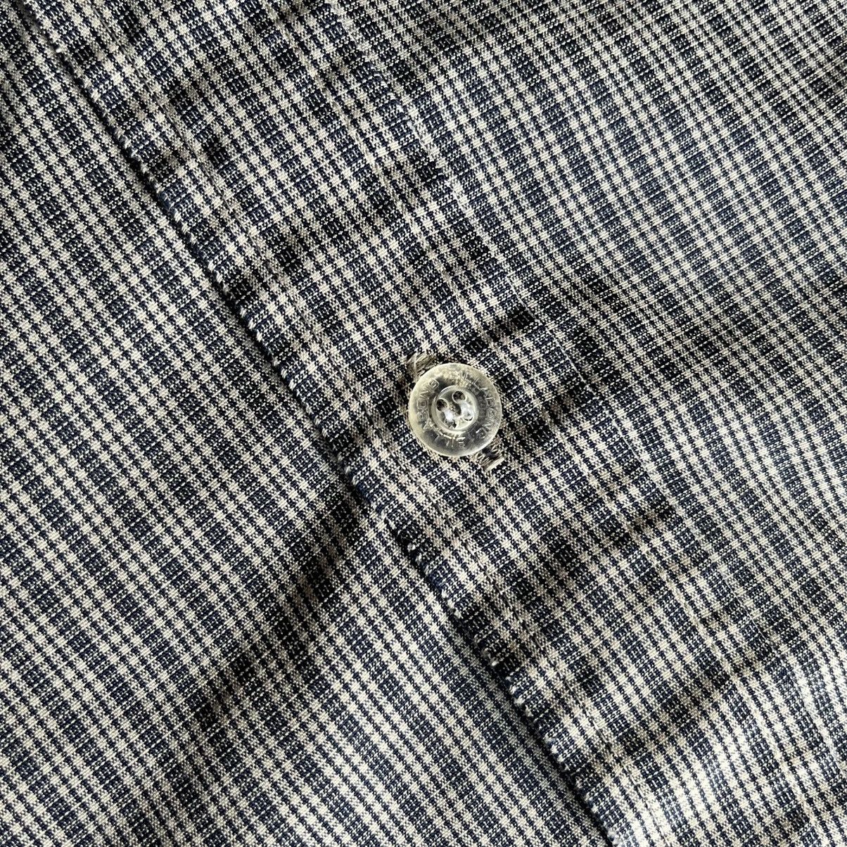 Billabong Vintage Billabong Skater Grey Navy Paid S/S Button Up Shirt Size US M / EU 48-50 / 2 - 6 Thumbnail