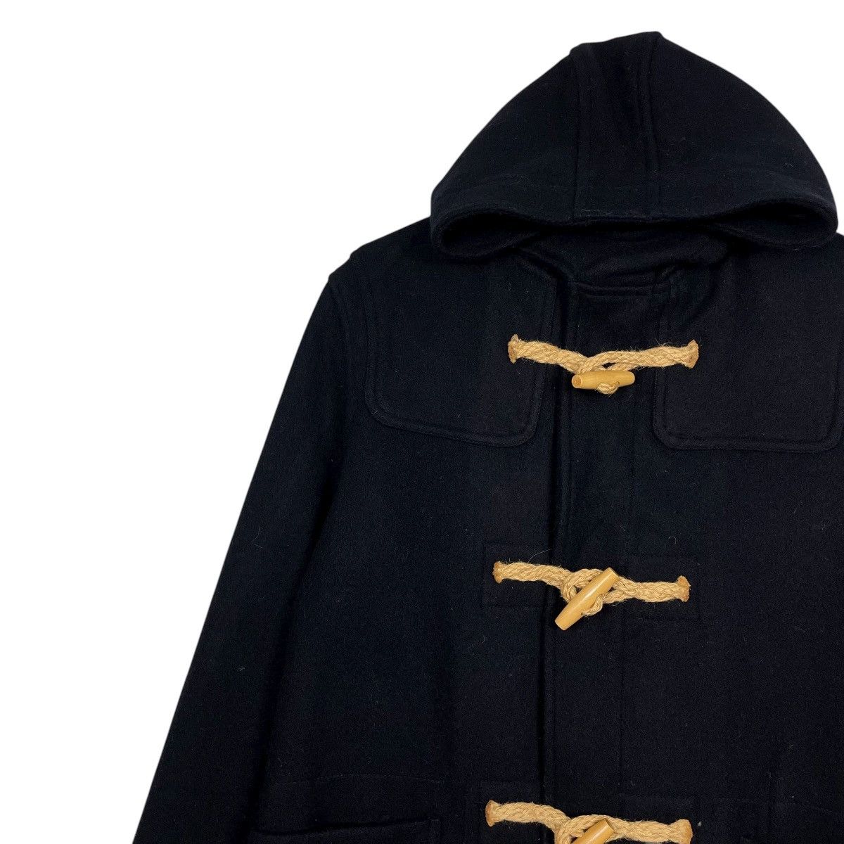 Fidelity Fidelity Gerald & Stewart Hooded Wool Duffle Jacket Size US M / EU 48-50 / 2 - 6 Thumbnail