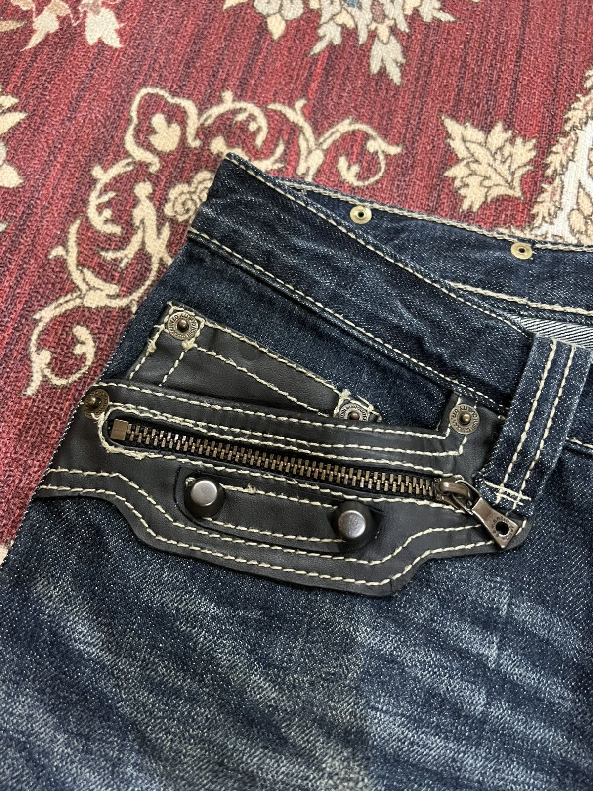 semanticdesign 💥Flare💥Vintage Semantic Designs Flare Denim Jean Size US 32 / EU 48 - 8 Thumbnail