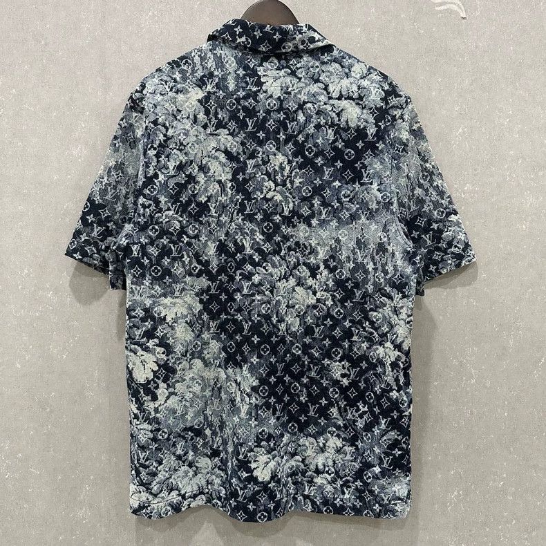 Louis Vuitton Louis Vuitton Tapestry denim short sleeve shirt Size US M / EU 48-50 / 2 - 2 Thumbnail