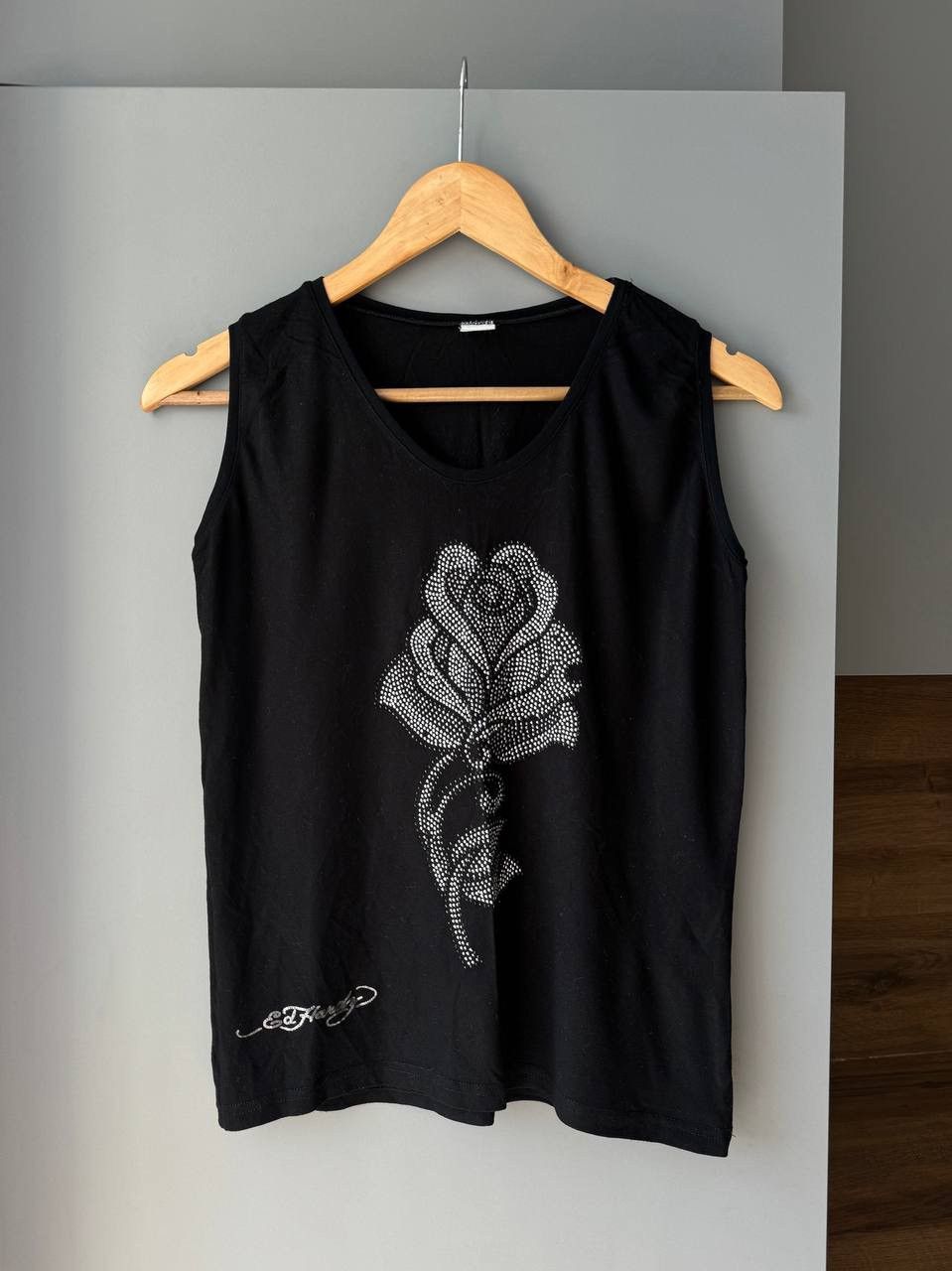 Christian Audigier × Ed Hardy × Vintage VINTAGE ED HARDY BY CHRISTIAN AUDIGIER SKULL STYLE TANK TOP Size XL / US 12-14 / IT 48-50 - 1 Thumbnail