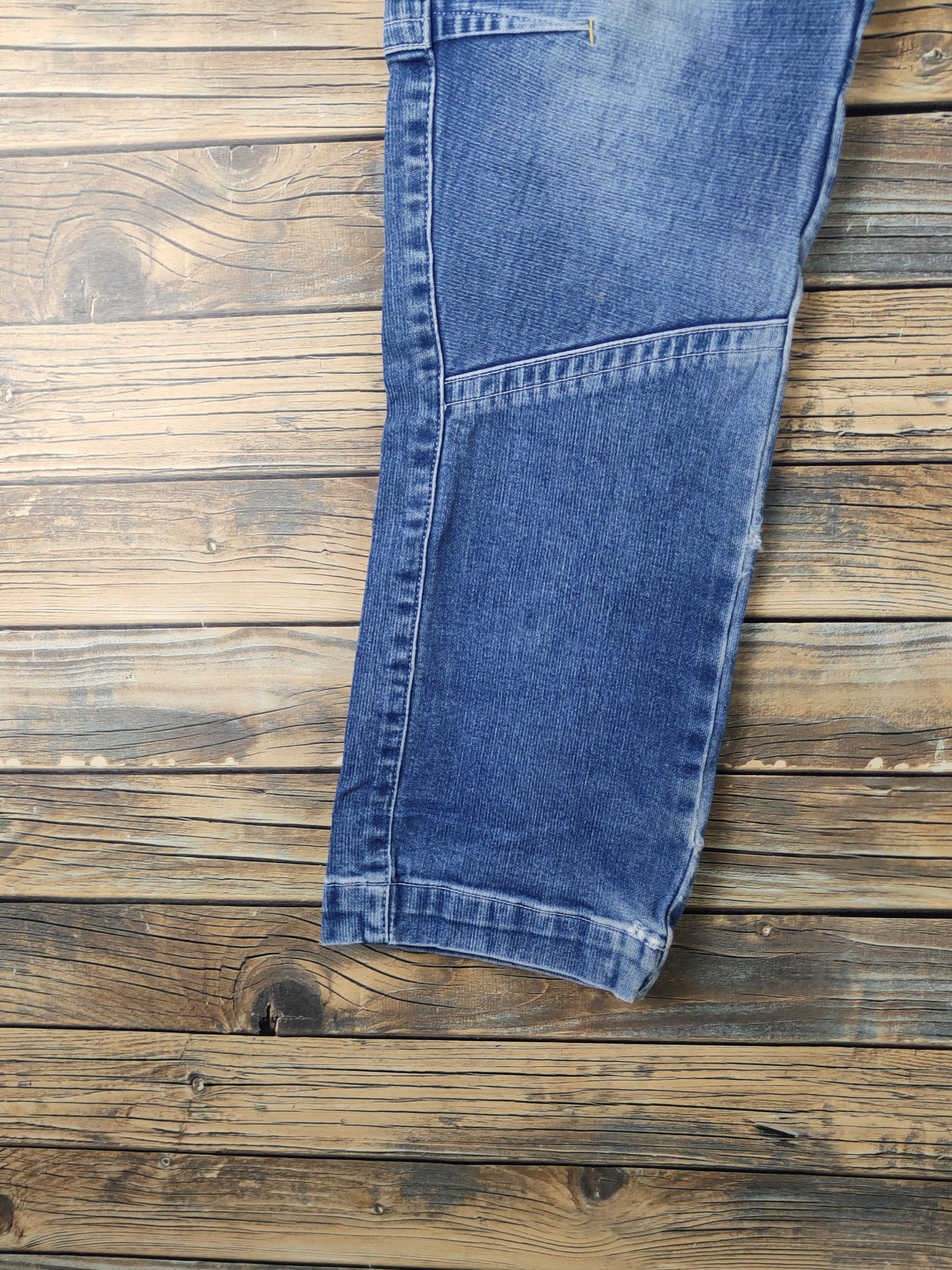 Japanese Brand DL Toraichi Blue Distressed Ripped Jeans #2124 Size US 33 - 5 Thumbnail