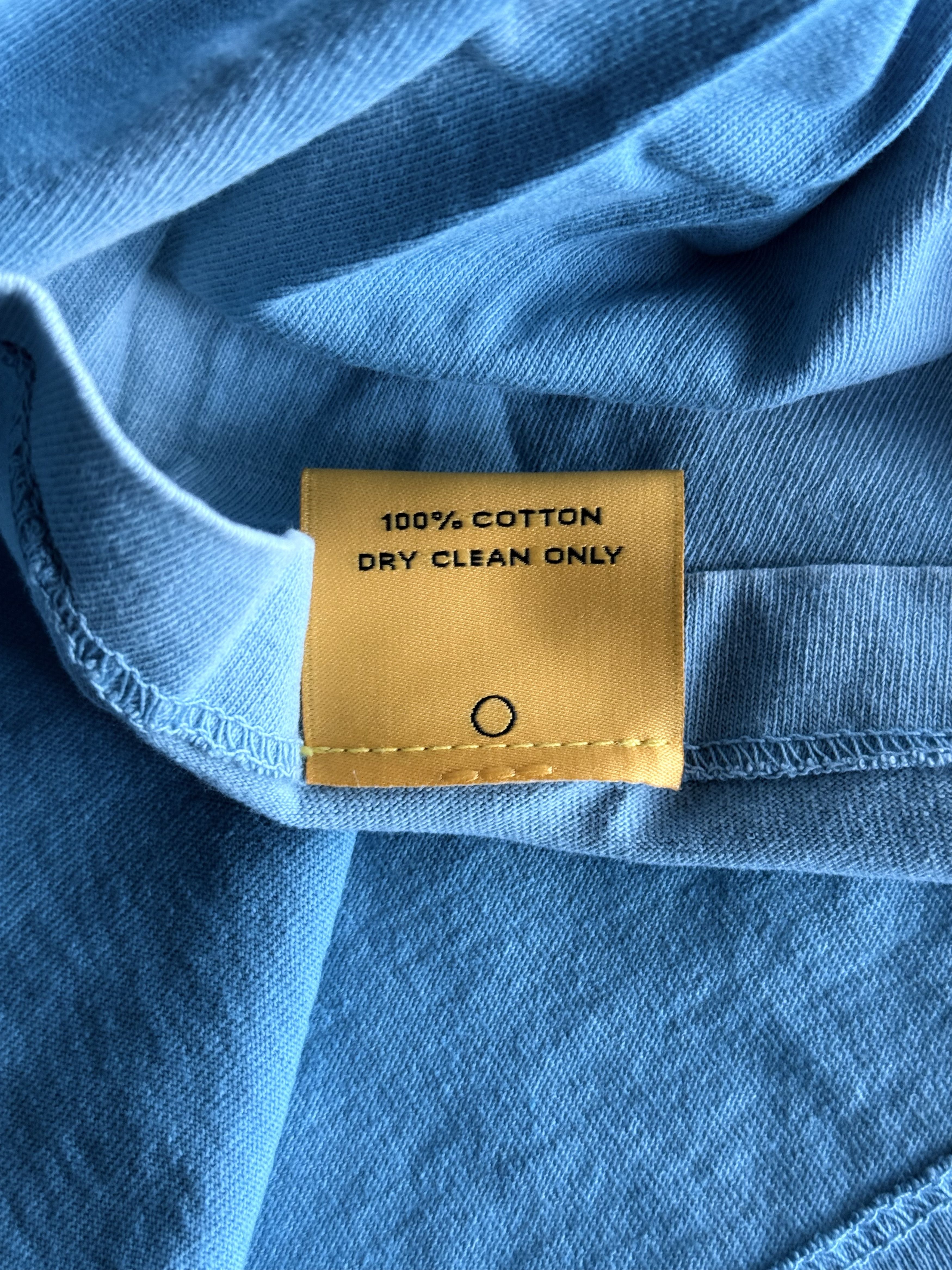 Gallery Dept. Faded Blue & Black French Logo Longsleeve T-Shirt Size US XL / EU 56 / 4 - 5 Thumbnail