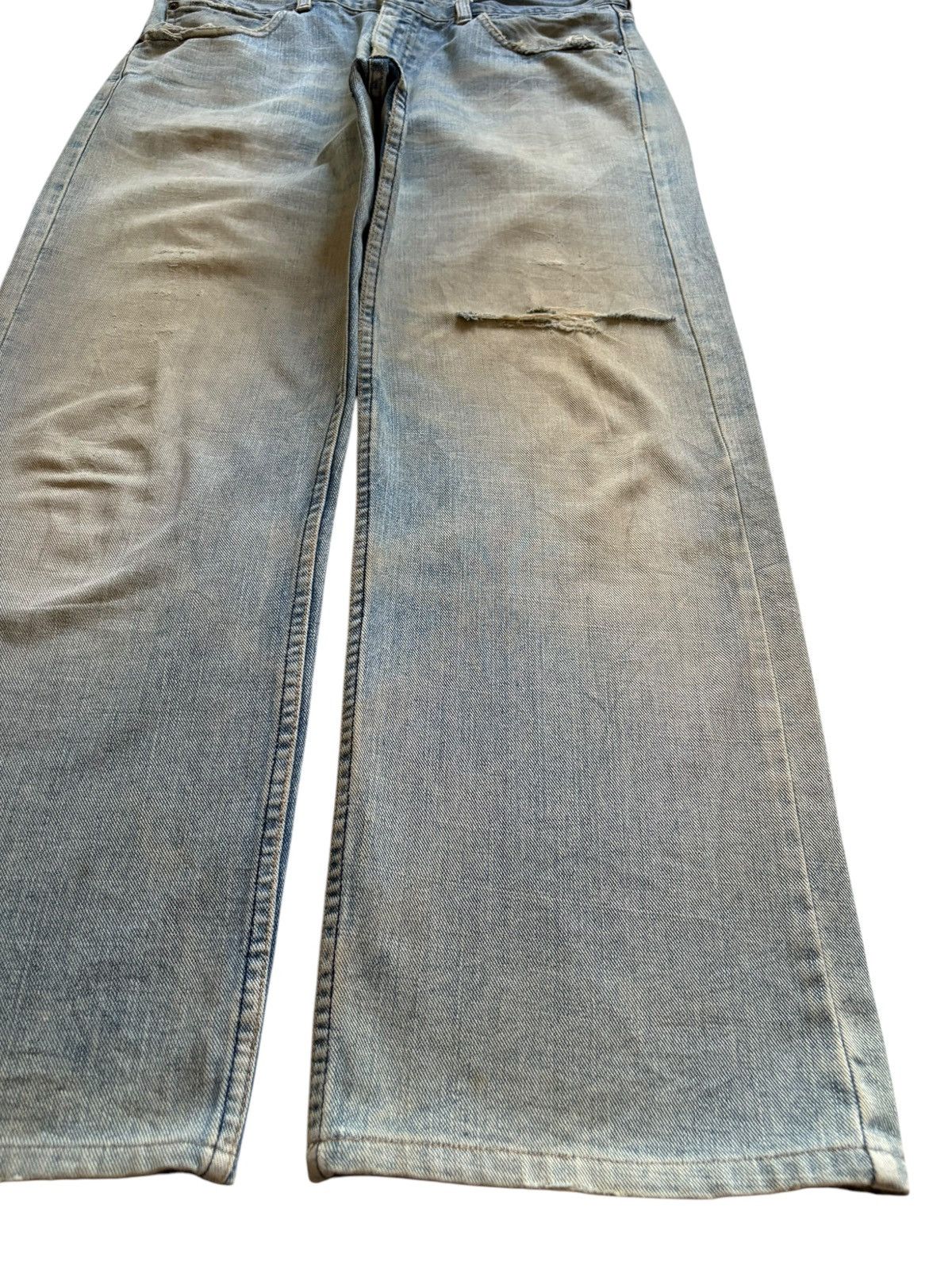Levi's Vintage 90s Levis 534 Rusty Mud Wash Distressed Baggy Jeans Size US 34 / EU 50 - 7 Thumbnail