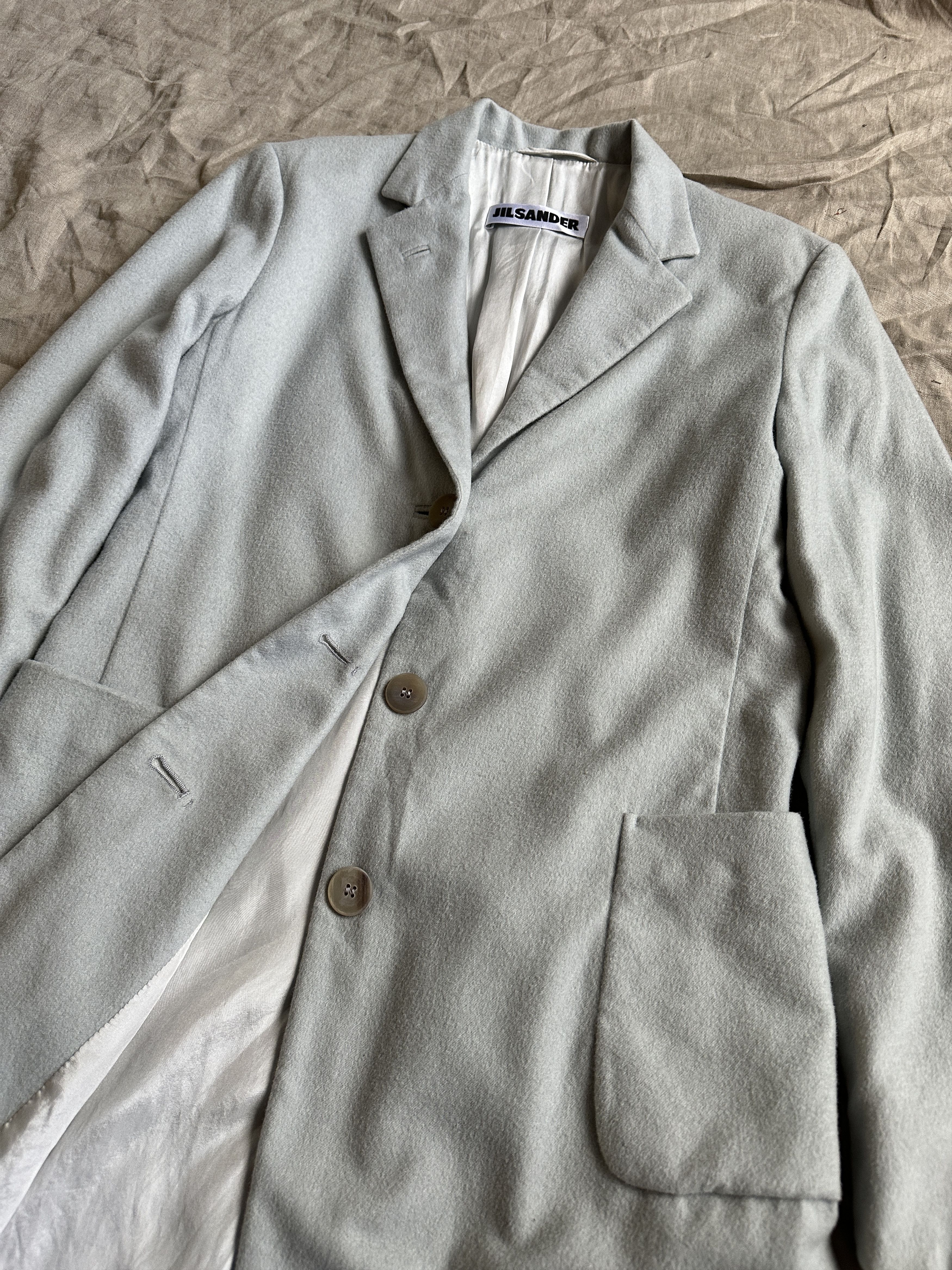 Jil Sander Jil Sander Vintage Cashmere Silk Coat 8009AC Size XXS / US 00 / IT 34 - 3 Thumbnail