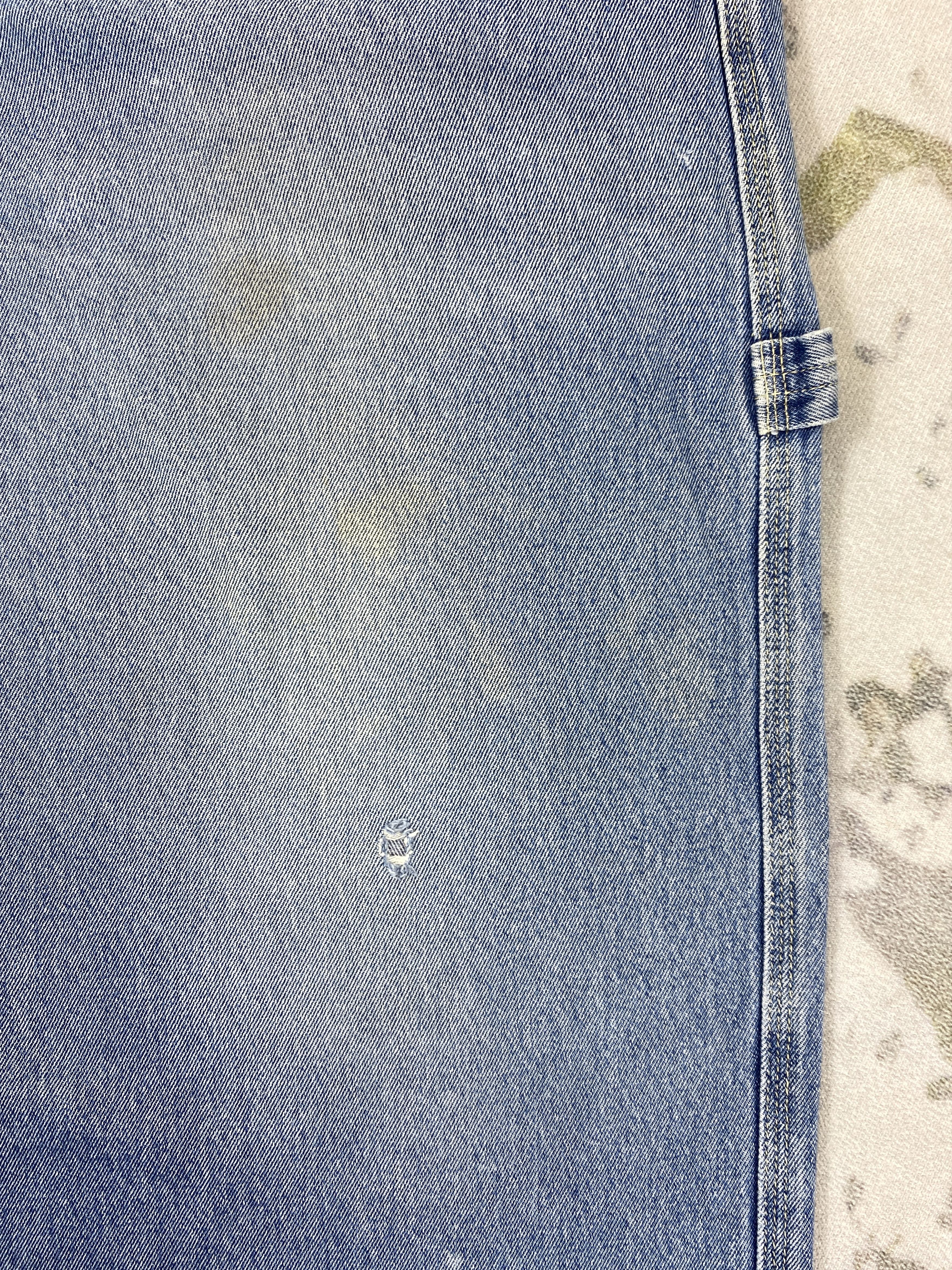 If Six Was Nine Blue Vintage Levi's Carpenter Jeans 39x30.5 Denim -JN2087 Size US 39 - 13 Thumbnail