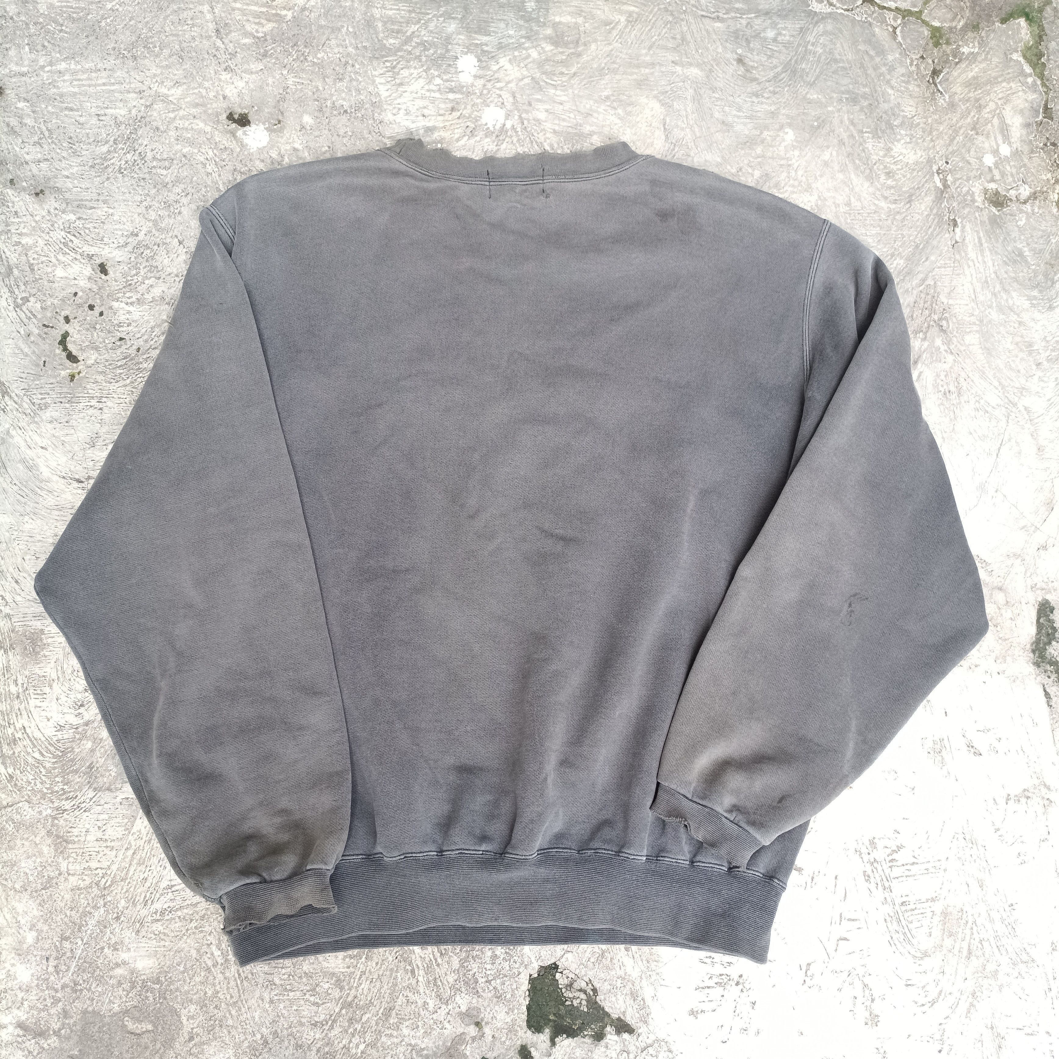 Vintage Vintage1990 Lee - Trashed Lee Sweatshirt Sunfaded Size US L / EU 52-54 / 3 - 3 Thumbnail