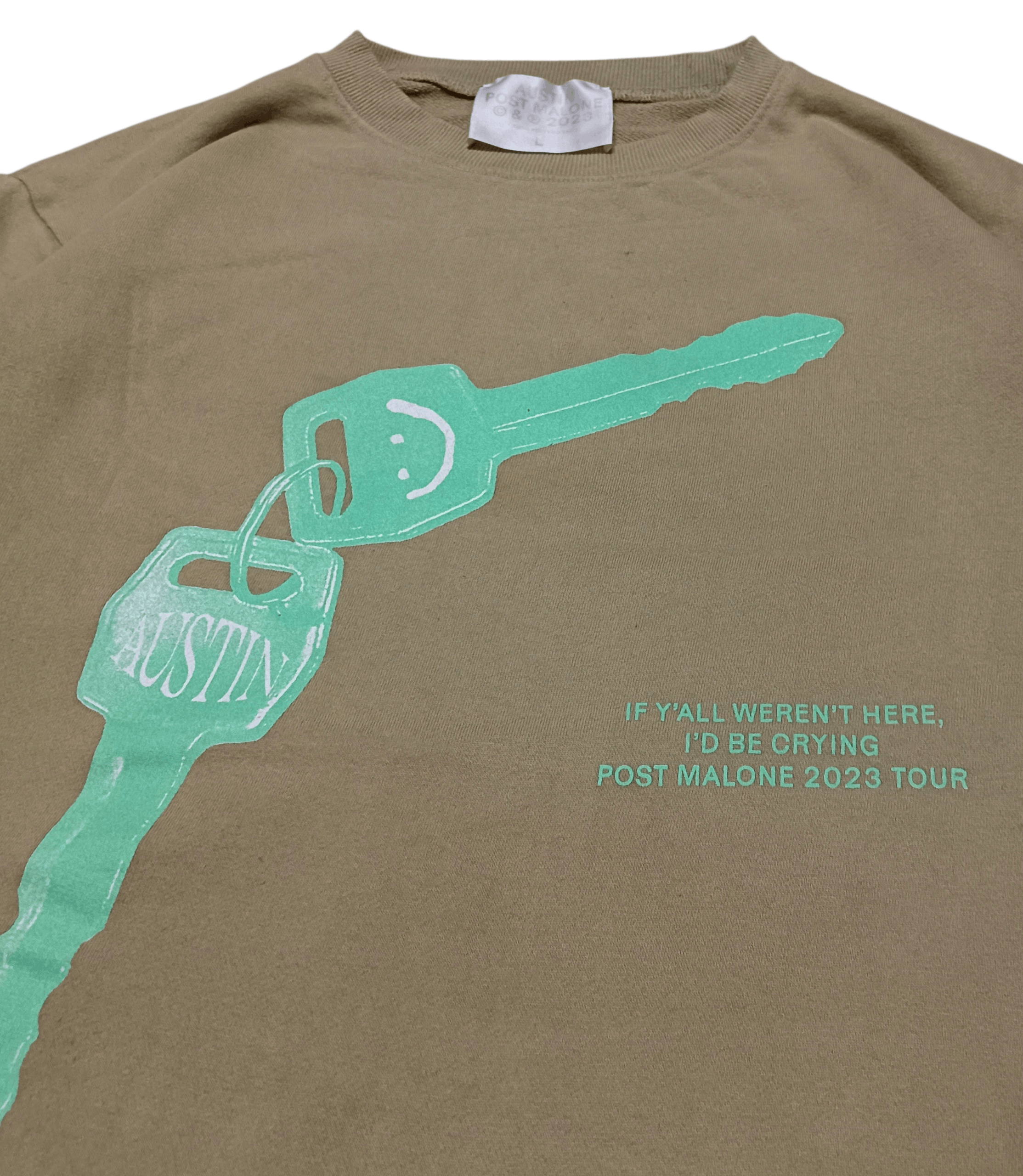Rap Tees Post Malone Austin Tour Sweatshirt Size US L / EU 52-54 / 3 - 3 Thumbnail
