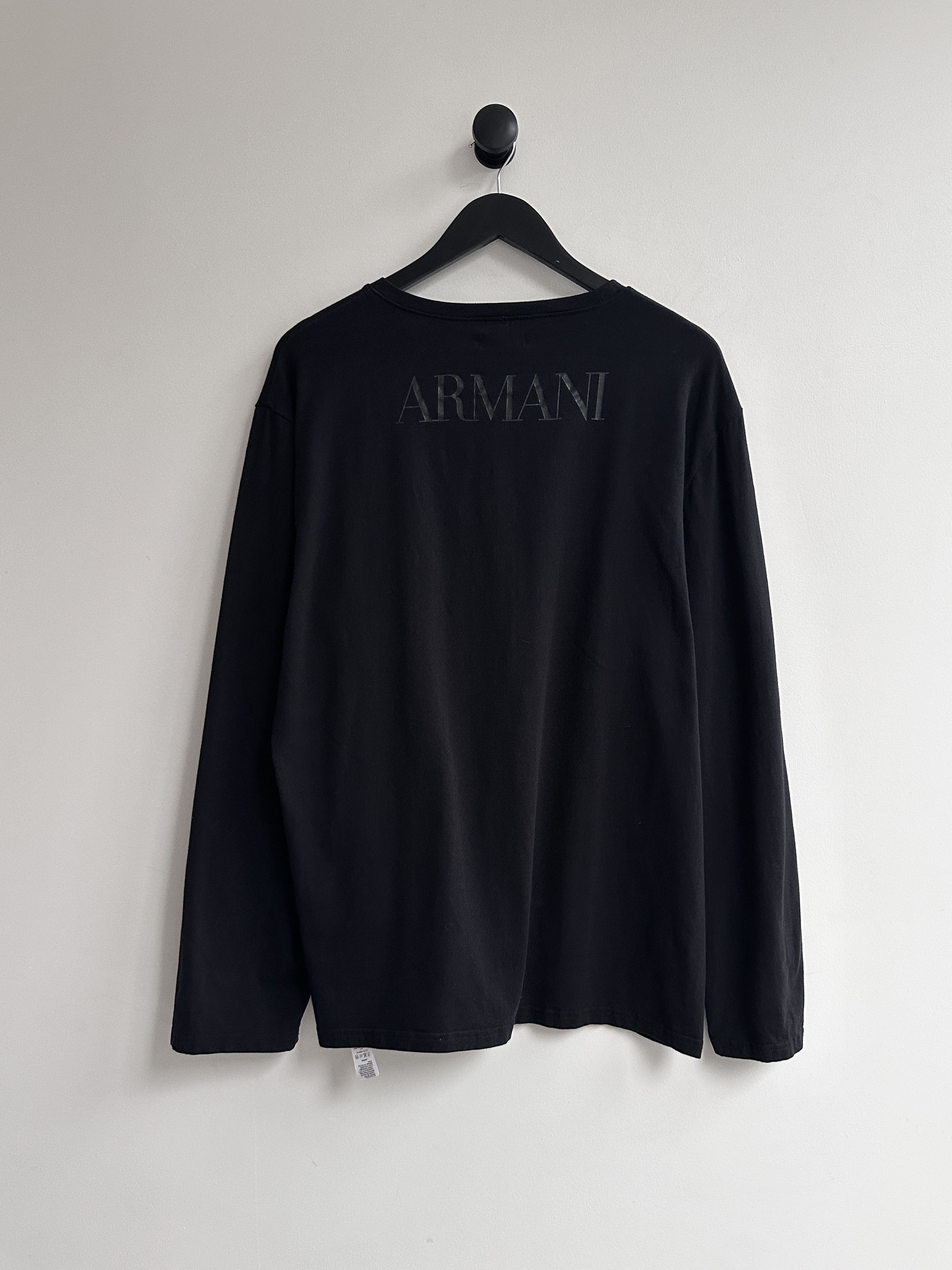 Armani Emporio Armani Longsleeve Tee Shirt Size US XL / EU 56 / 4 - 2 Thumbnail