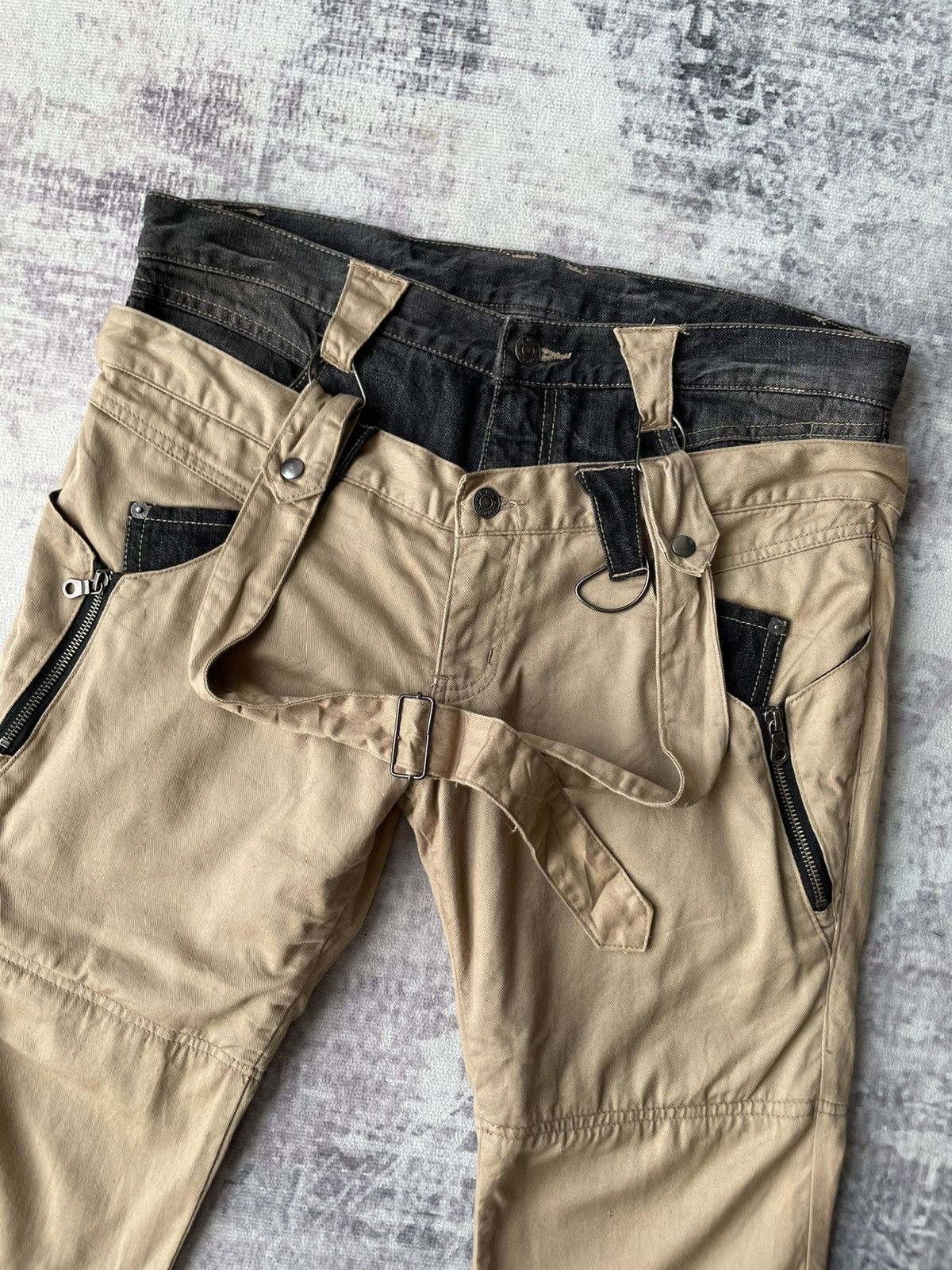 PPFM PPFM Double Waist Punk Bondage Short Pants Size US 34 / EU 50 - 4 Thumbnail