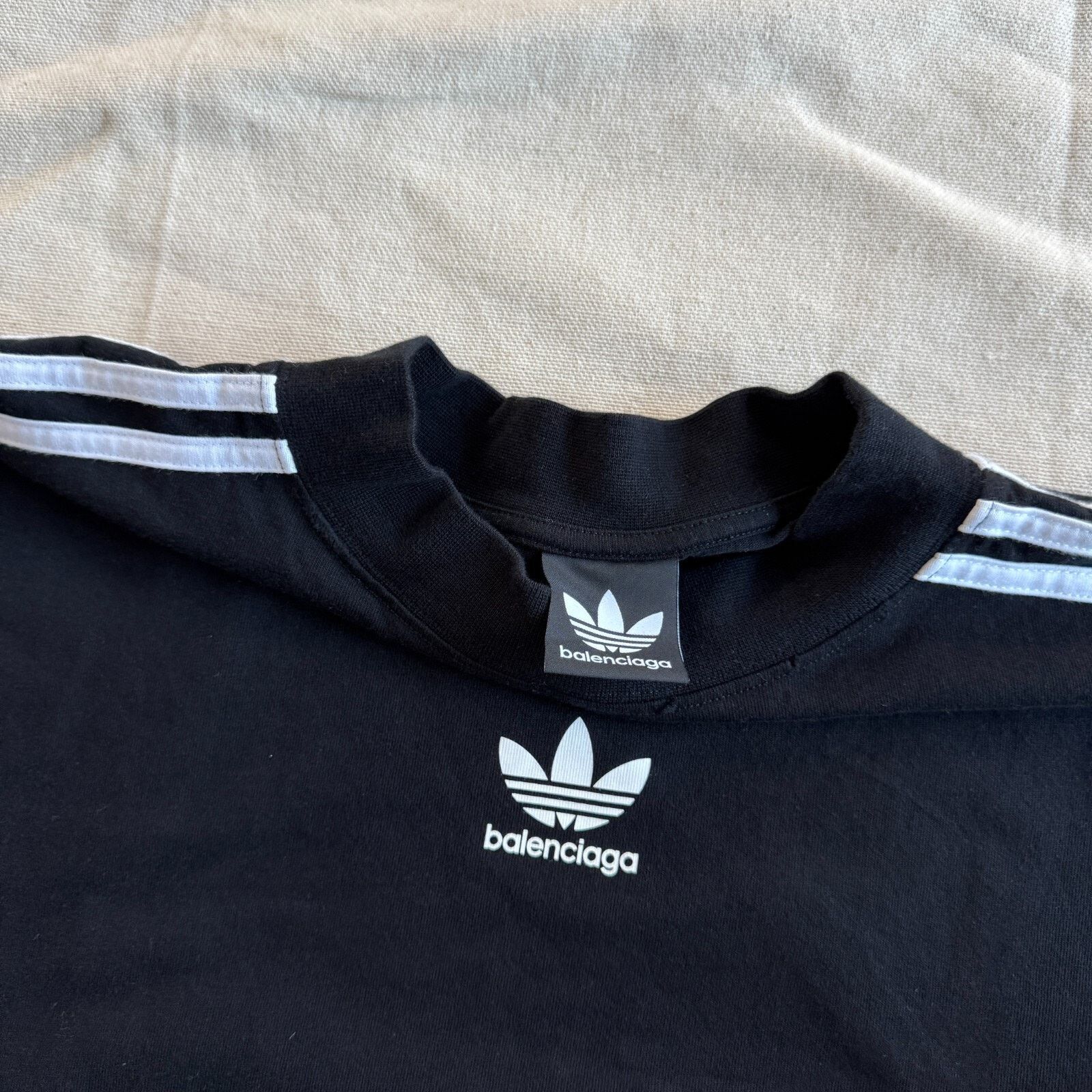 Balenciaga Baleciaga Adidas Vintage Jersey Longsleeve T-Shirt Size 4 XL Size US XL / EU 56 / 4 - 2 Thumbnail