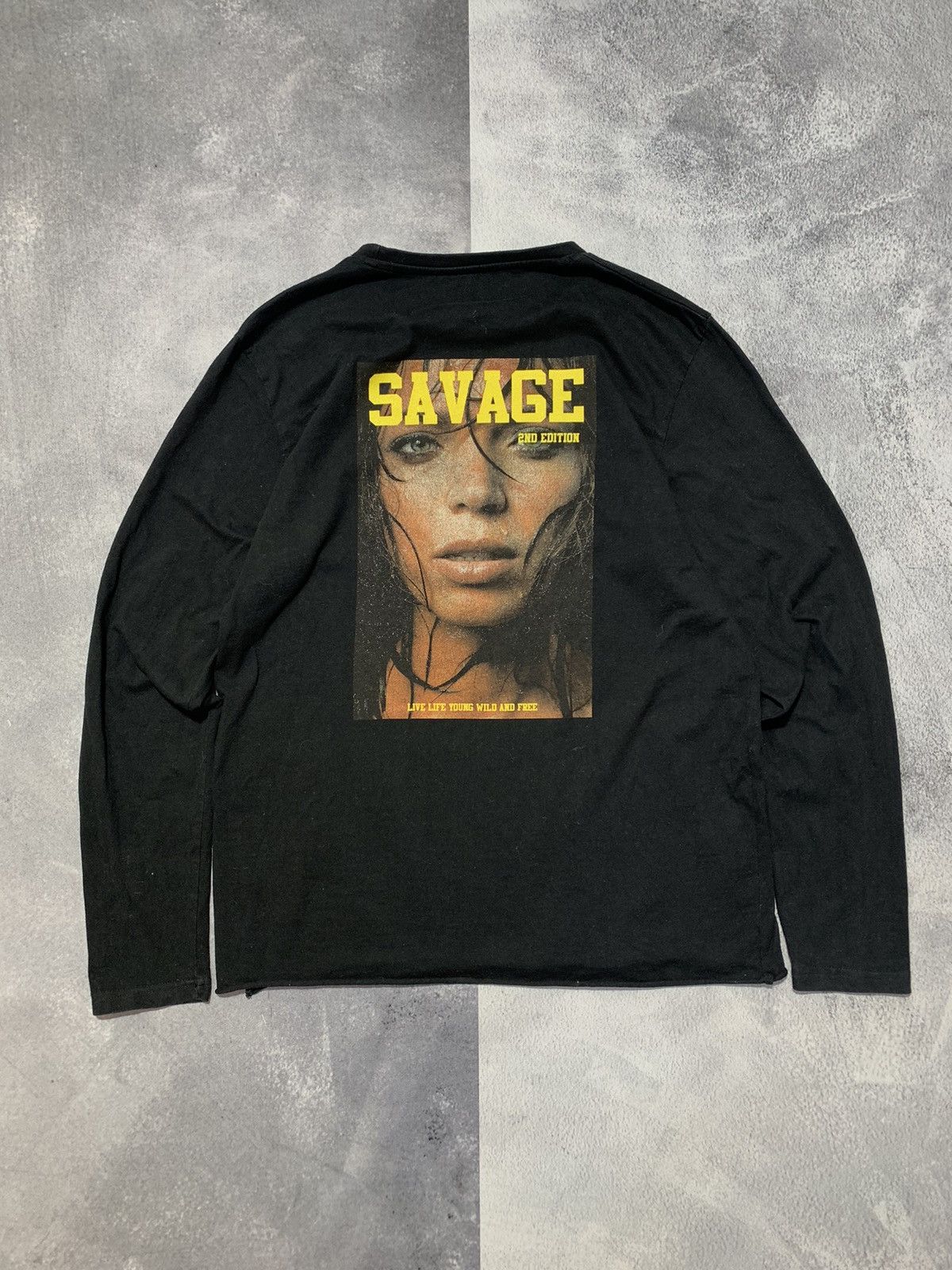 Band Tees Vintage Y2K Savage band long sleeve tee big logo size L Size US L / EU 52-54 / 3 - 1 Thumbnail