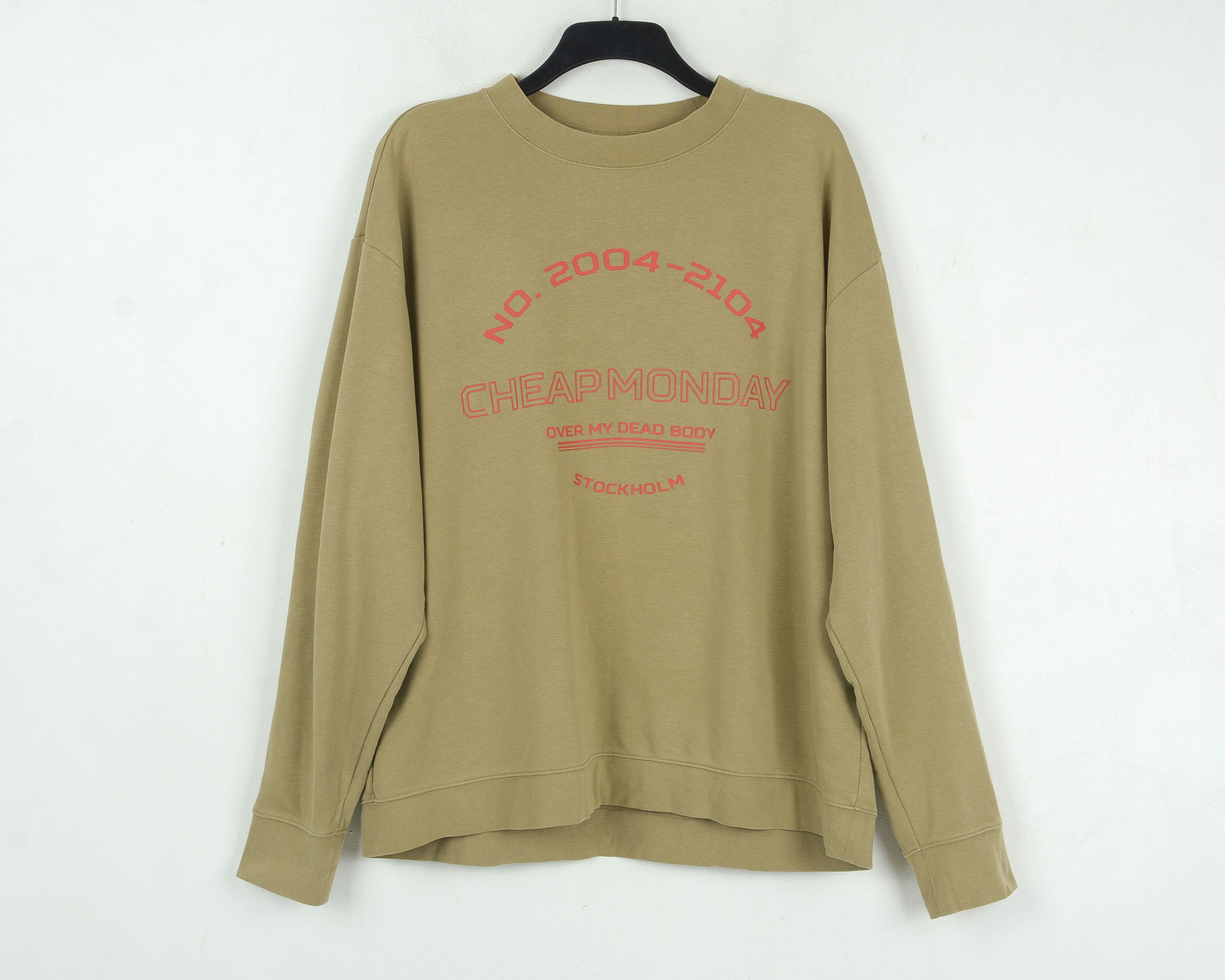 Cheap Monday Victory Sweat Mens XL Jumper Pullover Sweatshirt Crew Neck Size US XL / EU 56 / 4 - 1 Thumbnail
