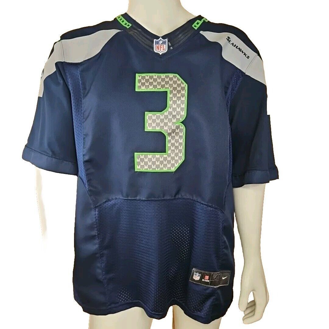 Nike Nike Seattle Seahawks Jersey Russell Wilson #3 On Field Foot Size US XL / EU 56 / 4 - 1 Thumbnail