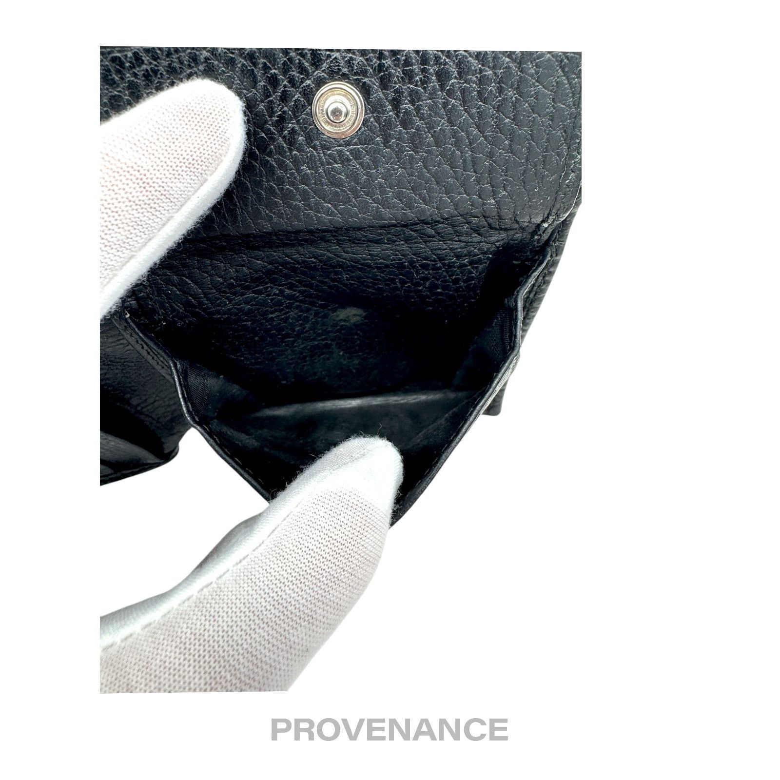 Gucci 🔴 Gucci Web Bifold Wallet - GG Canvas Black Leather Size ONE SIZE - 7 Thumbnail