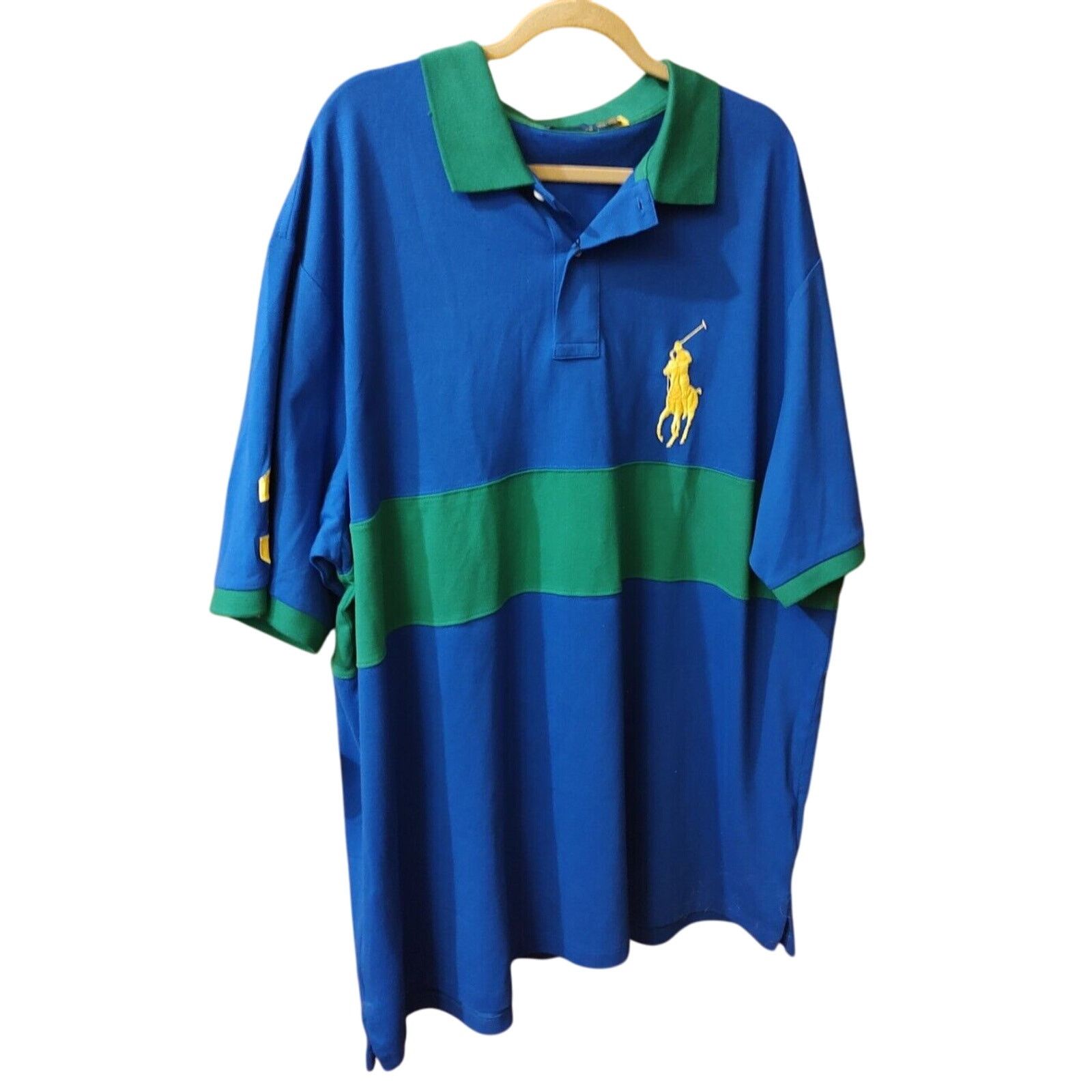 Ralph Lauren NEW Polo Ralph Lauren POLO Big Pony Blue & Green Size 2LT Size US XXL / EU 58 / 5 - 1 Thumbnail