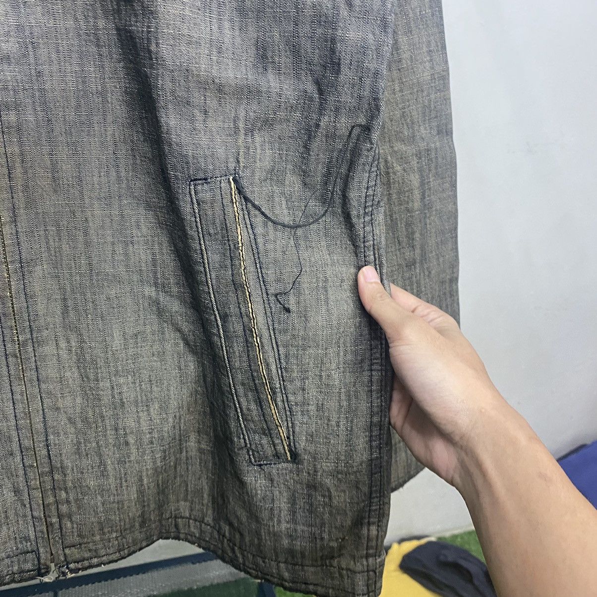 Beams Plus × Japanese Brand Beams Reconstruct Denim Black Jacket Size US M / EU 48-50 / 2 - 9 Thumbnail