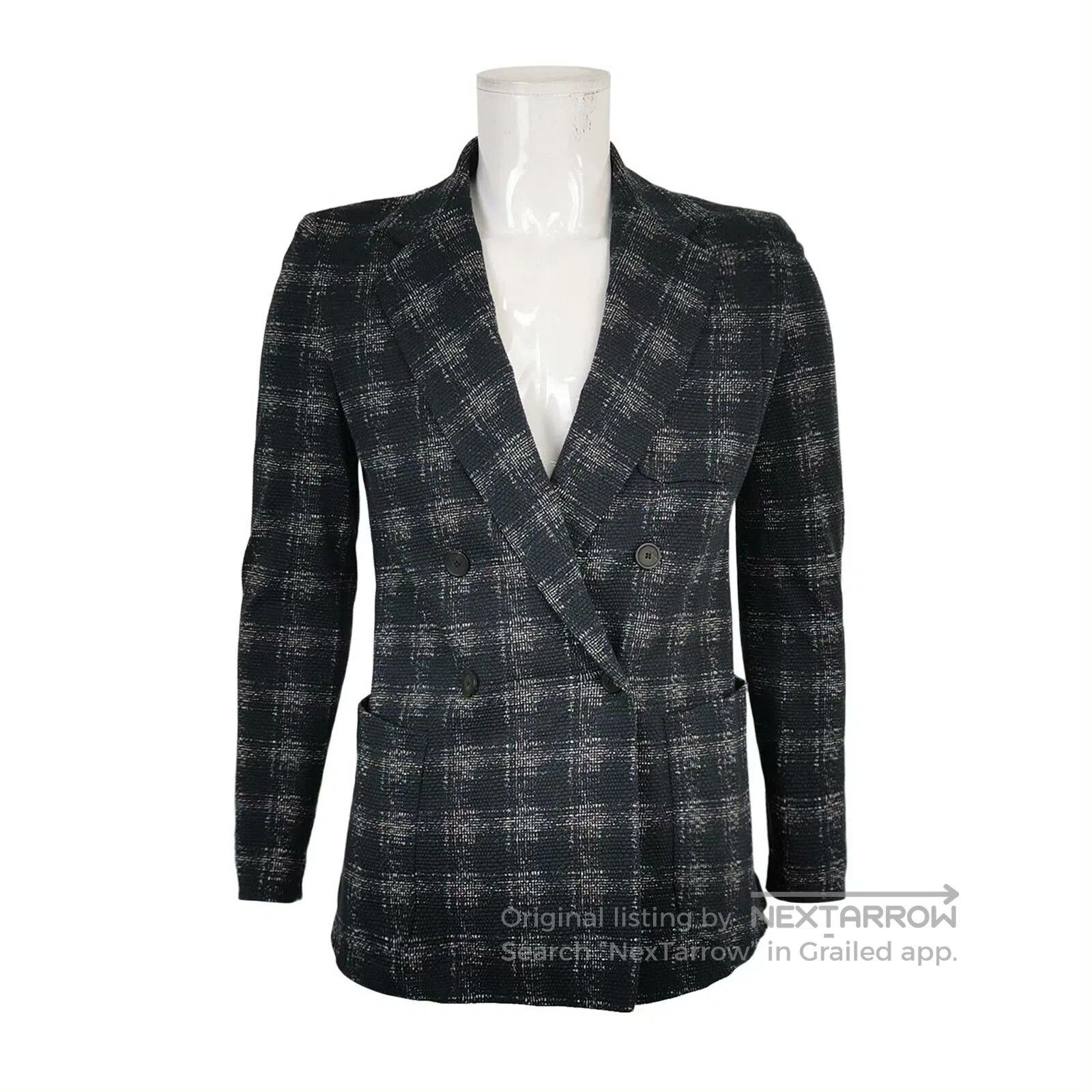 Emporio Armani Emporio Armani Plaid Coat Size 46. Size US S / EU 44-46 / 1 - 1 Thumbnail