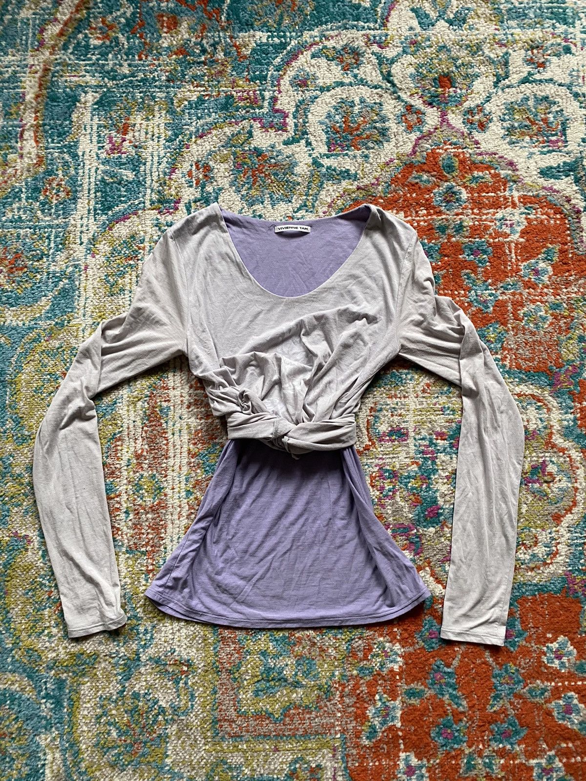Vivienne Tam Vivienne Tam Double Layer Dragon Long Sleeve Size S / US 4 / IT 40 - 4 Thumbnail
