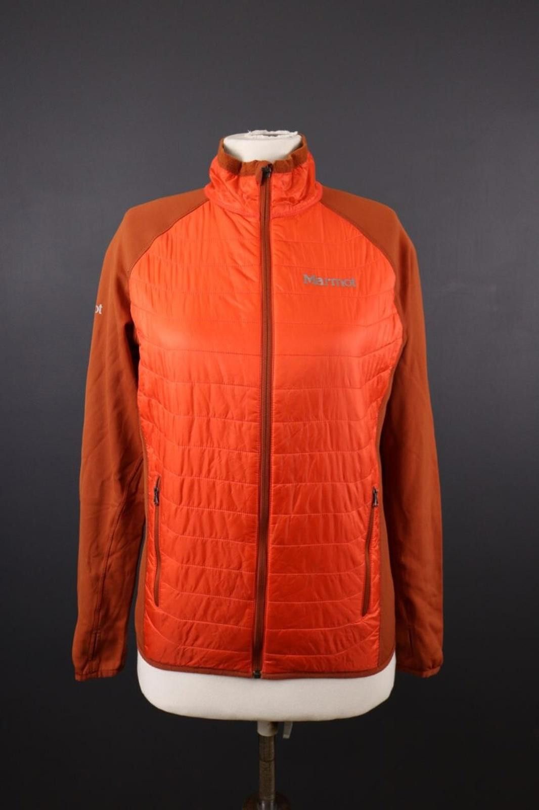 Marmot Marmot Orange Full Zip Quilted Outdoor Jacket Size S Size S / US 4 / IT 40 - 1 Thumbnail