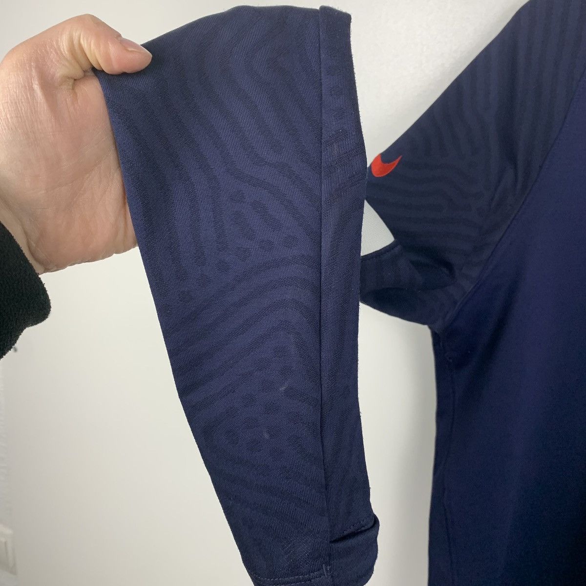Nike Nike FFF Strike France Long Sleeve Jersey Size M Zip Top Size US M / EU 48-50 / 2 - 11 Thumbnail