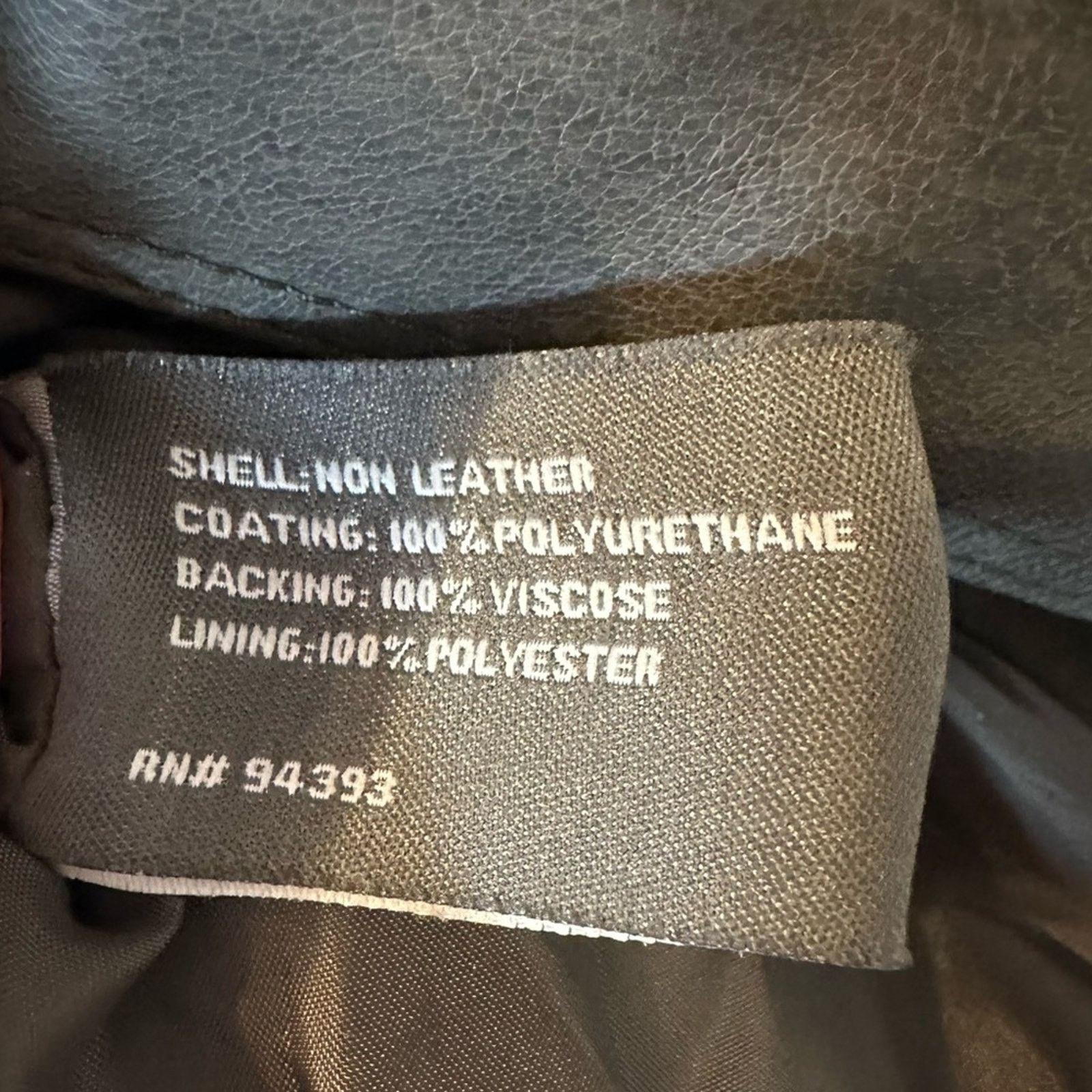 Neiman Marcus NEIMAN MARCUS CUSP Faux Leather Moto Biker Jacket Women Sz M Size M / US 6-8 / IT 42-44 - 8 Thumbnail