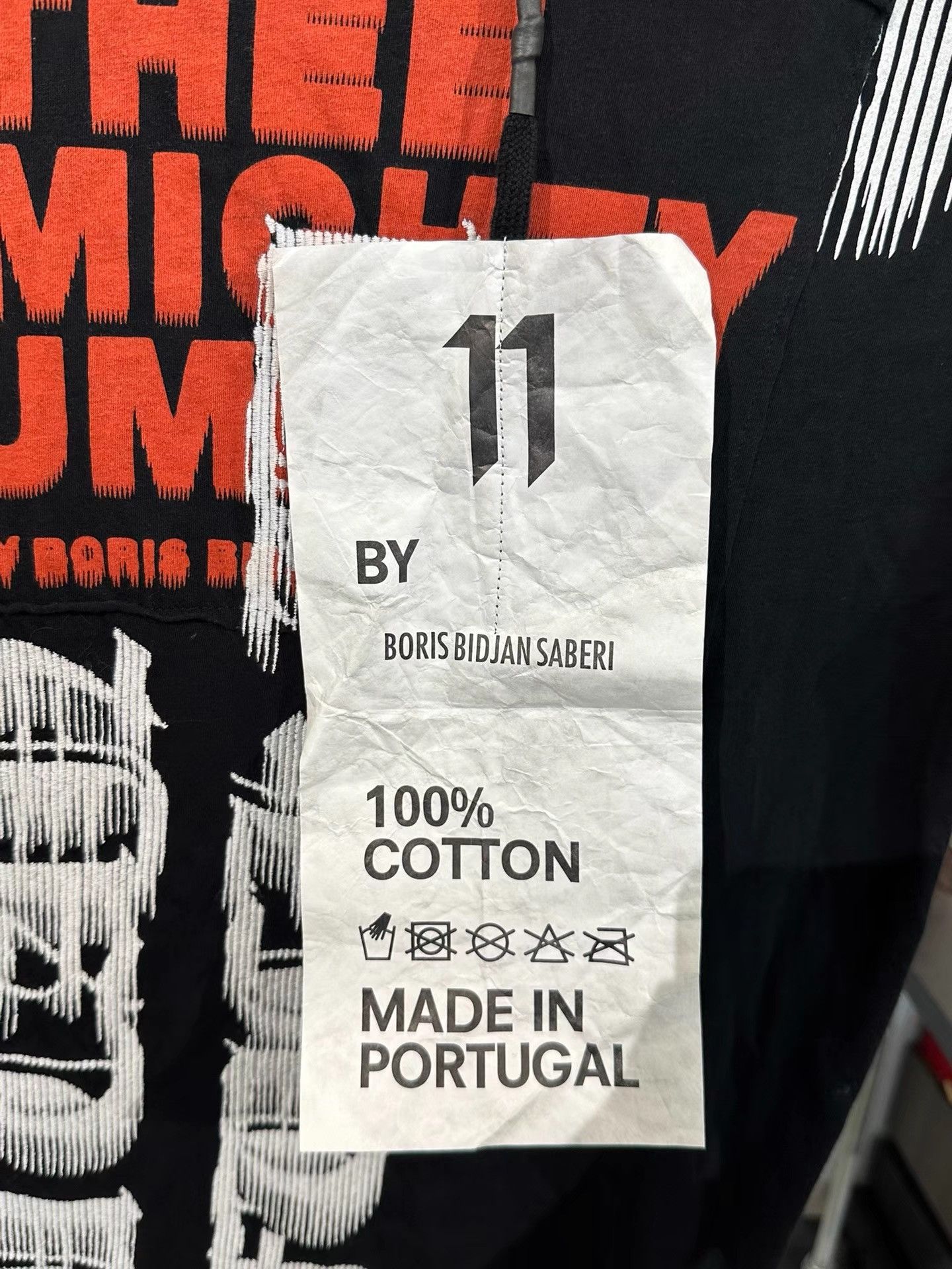 11 By Boris Bidjan Saberi 11by BBS Emblem Print T-Shirt K35 Size US L / EU 52-54 / 3 - 9 Thumbnail