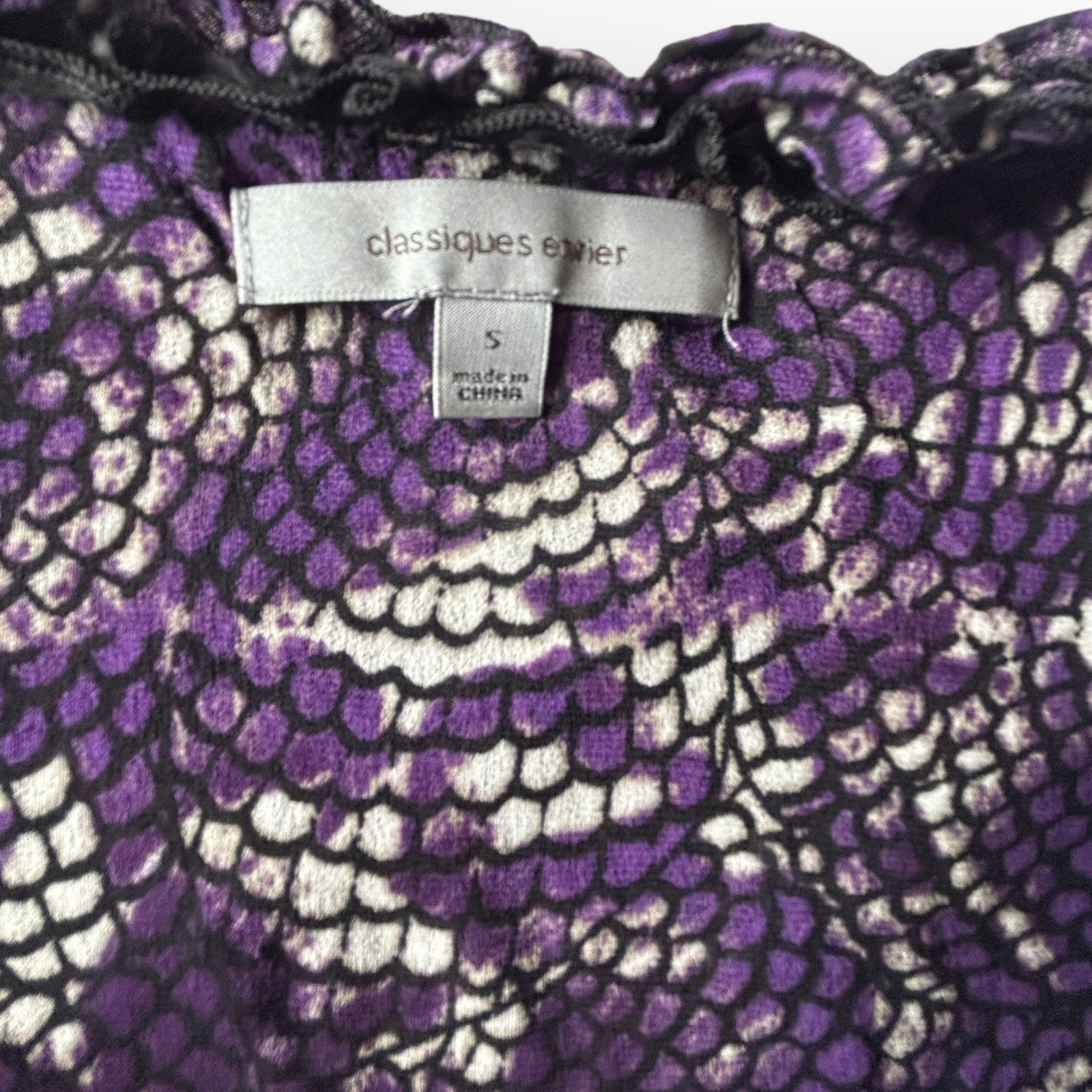 Other Women’s Purple & Black Classiques Entier Blouse | Size Small Size S / US 4 / IT 40 - 5 Thumbnail