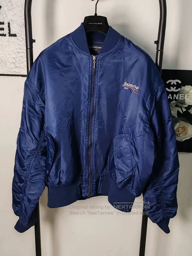 Balenciaga Balenciaga Wave Pattern Padded Jacket Size US M / EU 48-50 / 2 - 2 Thumbnail