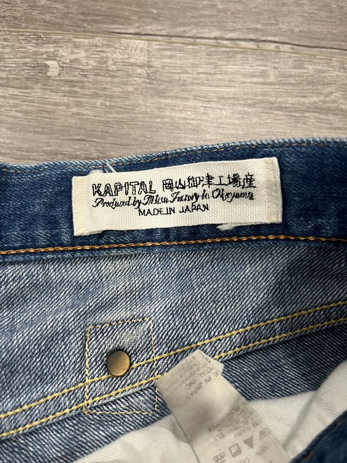 Japanese Brand Kapital Painter Patchwork Denim Size US 34 / EU 50 - 9 Thumbnail