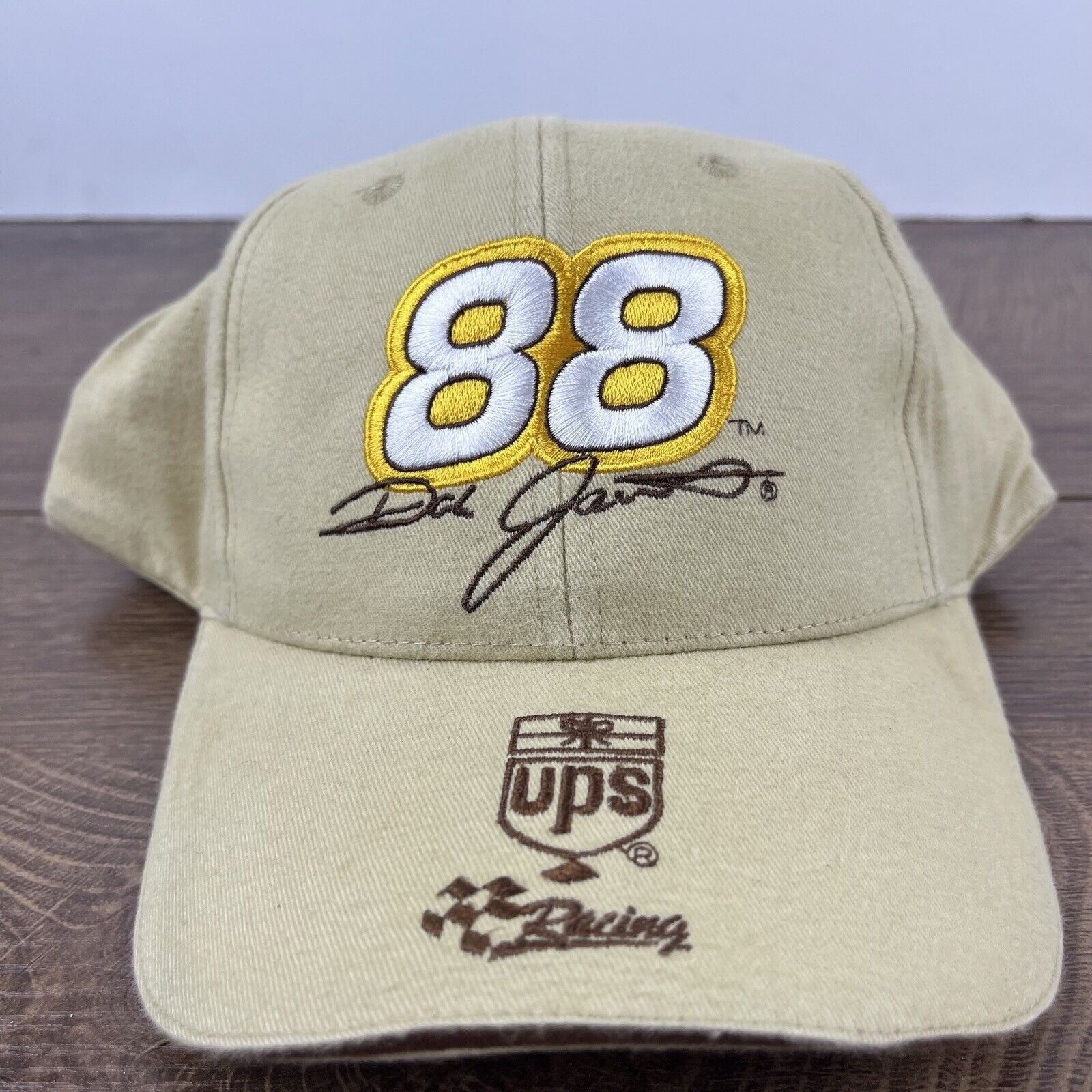 Other Jarrett 88 Car Hat NASCAR 88 Hat Brown Cap Adjustable Brown Size ONE SIZE - 4 Thumbnail