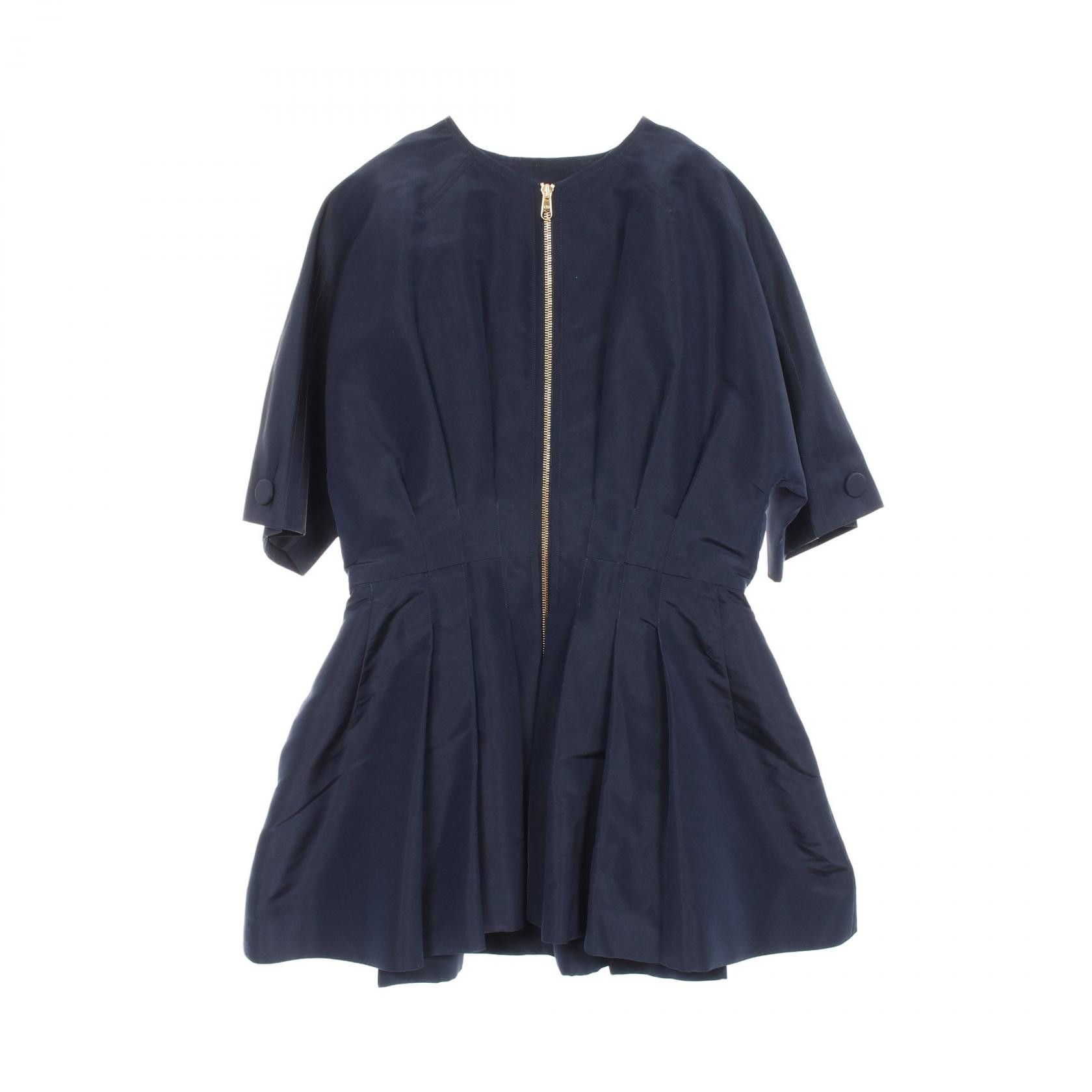 Dior Dior Dior Front Zip Tunic Silk Blouse Others Tops 7C21240A1639 DUTY FREE for USA Size ONE SIZE - 1 Thumbnail
