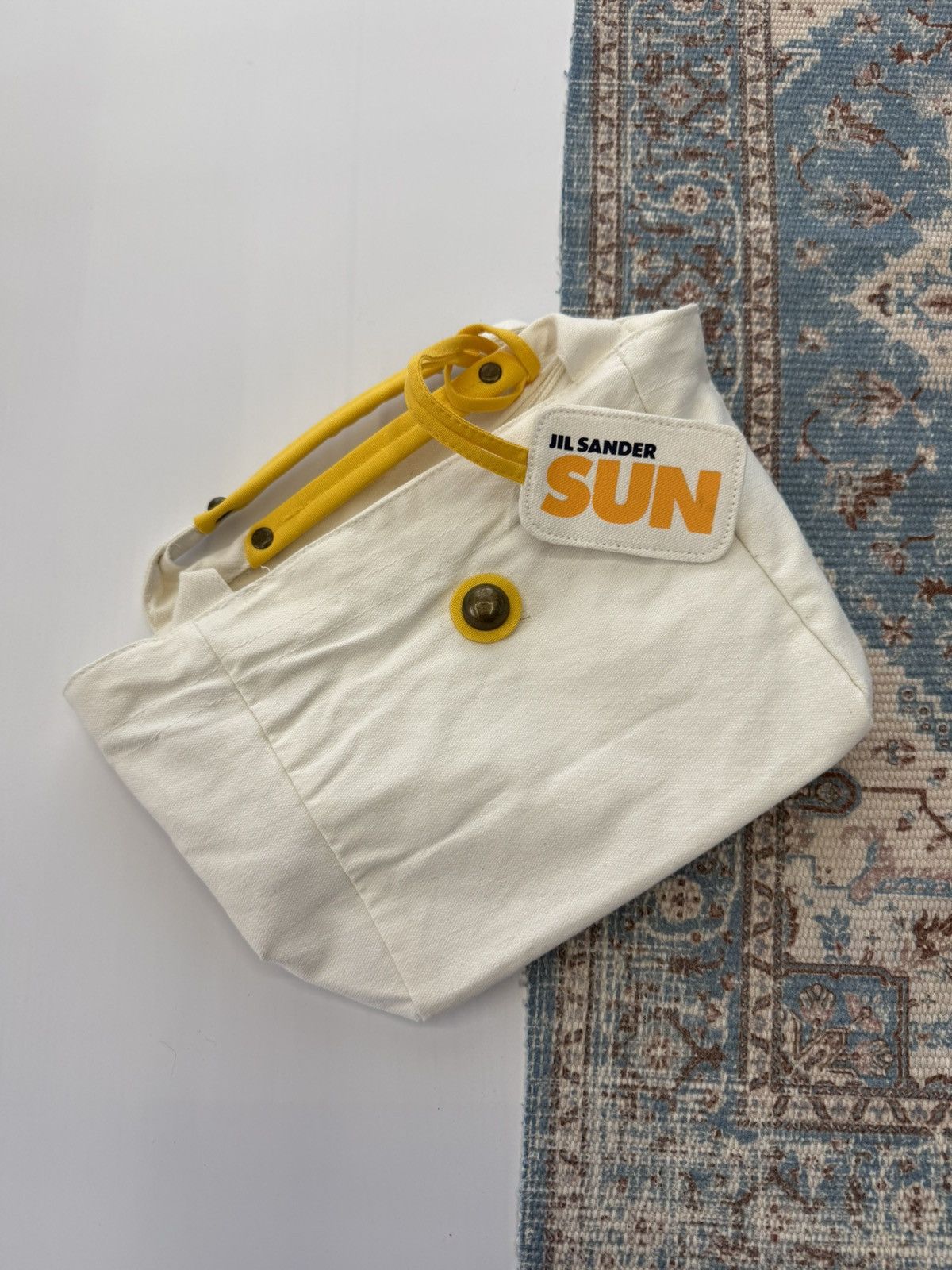 Jil Sander Jil Sander Sun ☀️ Cotton Handle Small Bag Size ONE SIZE - 1 Thumbnail