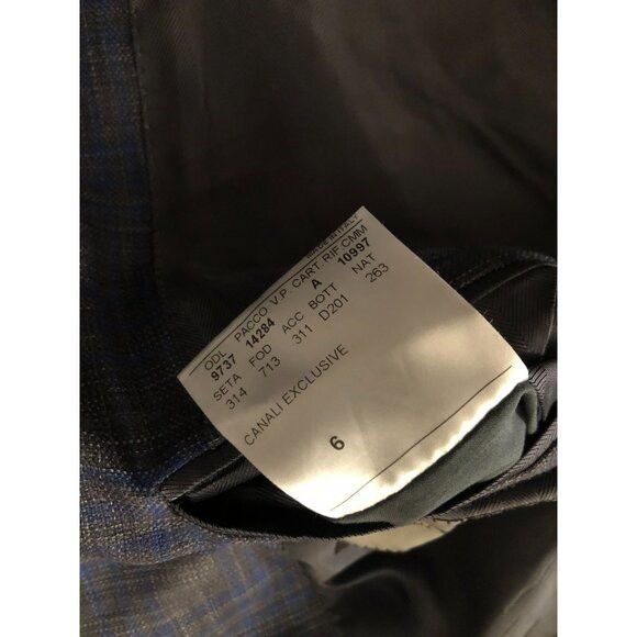 Canali Canali men's 85%wool 15%silk sport coat blazer EU58/US48 Size 48R - 10 Thumbnail
