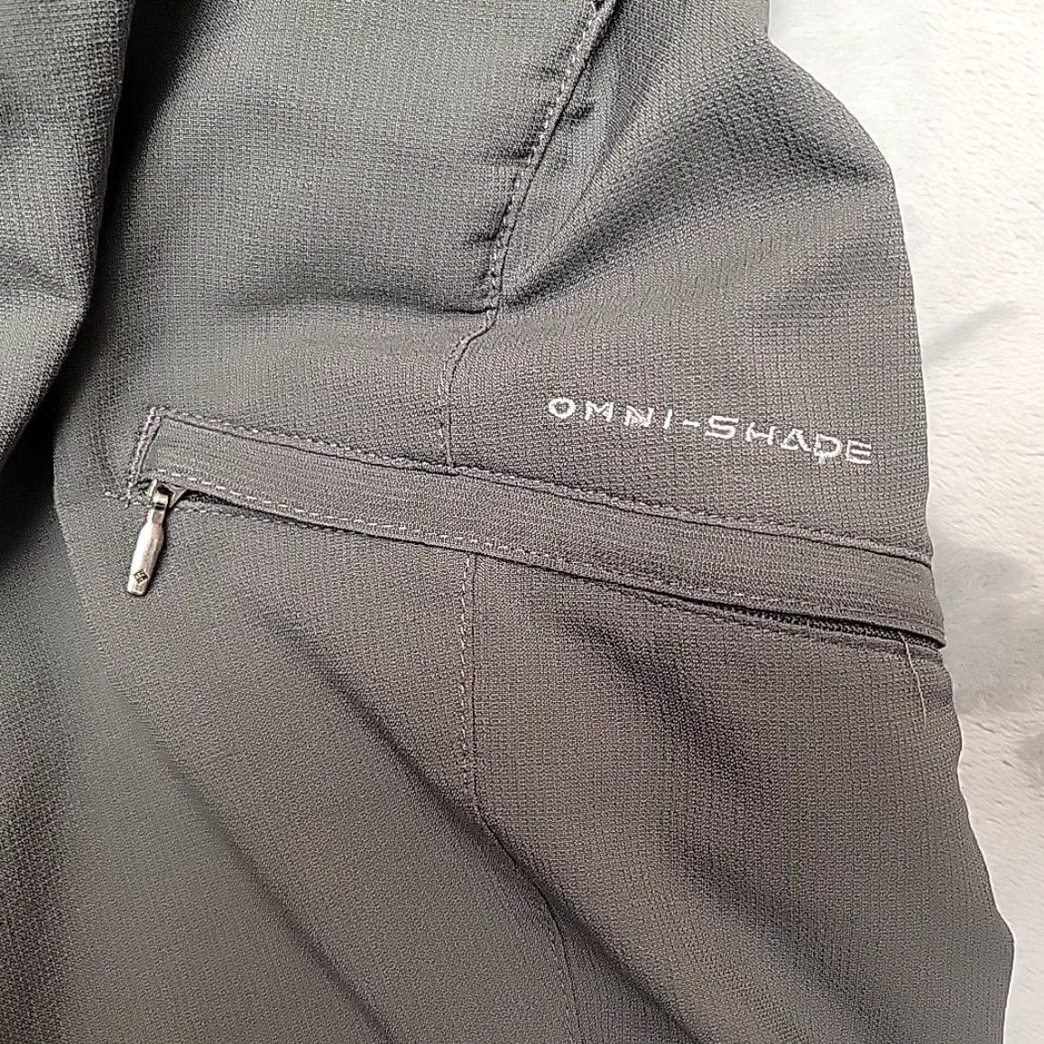 Vintage Columbia Titanium Convertible Pants Womens 8 Gray Outdoor Hiking Performance Quick Dry Pockets Size 30" / US 8 / IT 44 - 4 Thumbnail