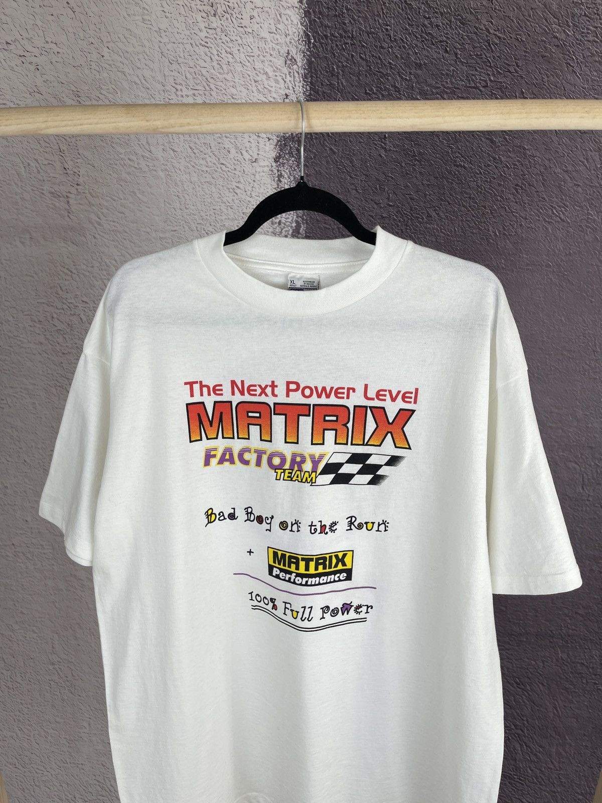 Vintage Basicss Matrix Technology Factory team vintage 90s tee Size US XL / EU 56 / 4 - 3 Thumbnail