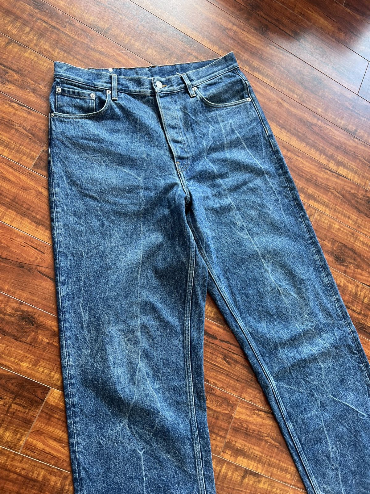 Dries Van Noten Dries Van Noten Marble Wash Denim Size US 34 / EU 50 - 4 Thumbnail