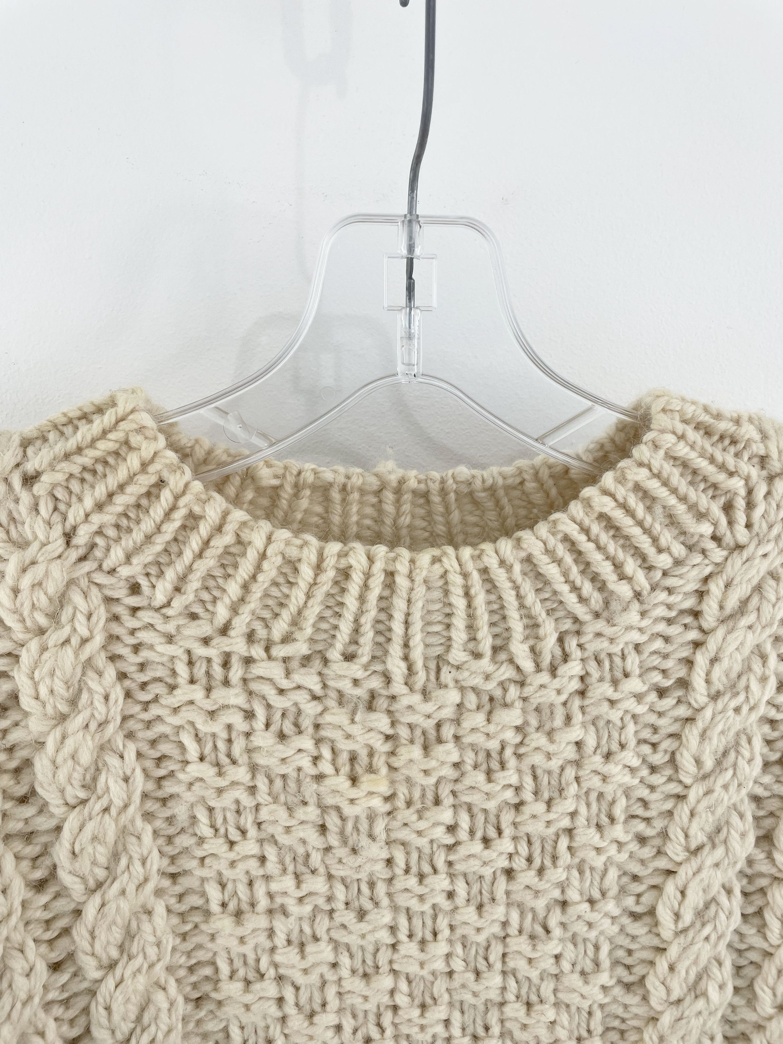 Comme des Garcons Homme 1999 Cableknit Sweater Size US S / EU 44-46 / 1 - 3 Thumbnail