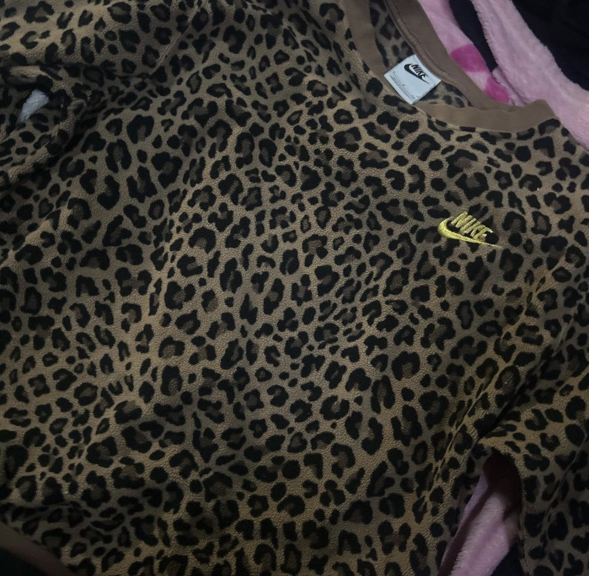 Nike nike cheetah print sweatshirt Size S / US 4 / IT 40 - 1 Thumbnail