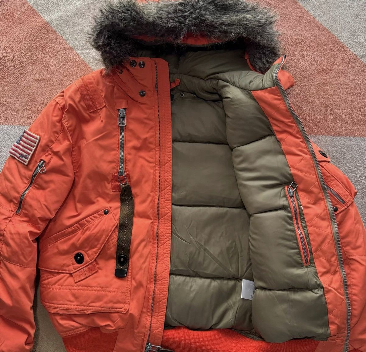 Polo Ralph Lauren Ralph Lauren Polo RL Down Flight Jacket K22 Size US S / EU 44-46 / 1 - 2 Thumbnail