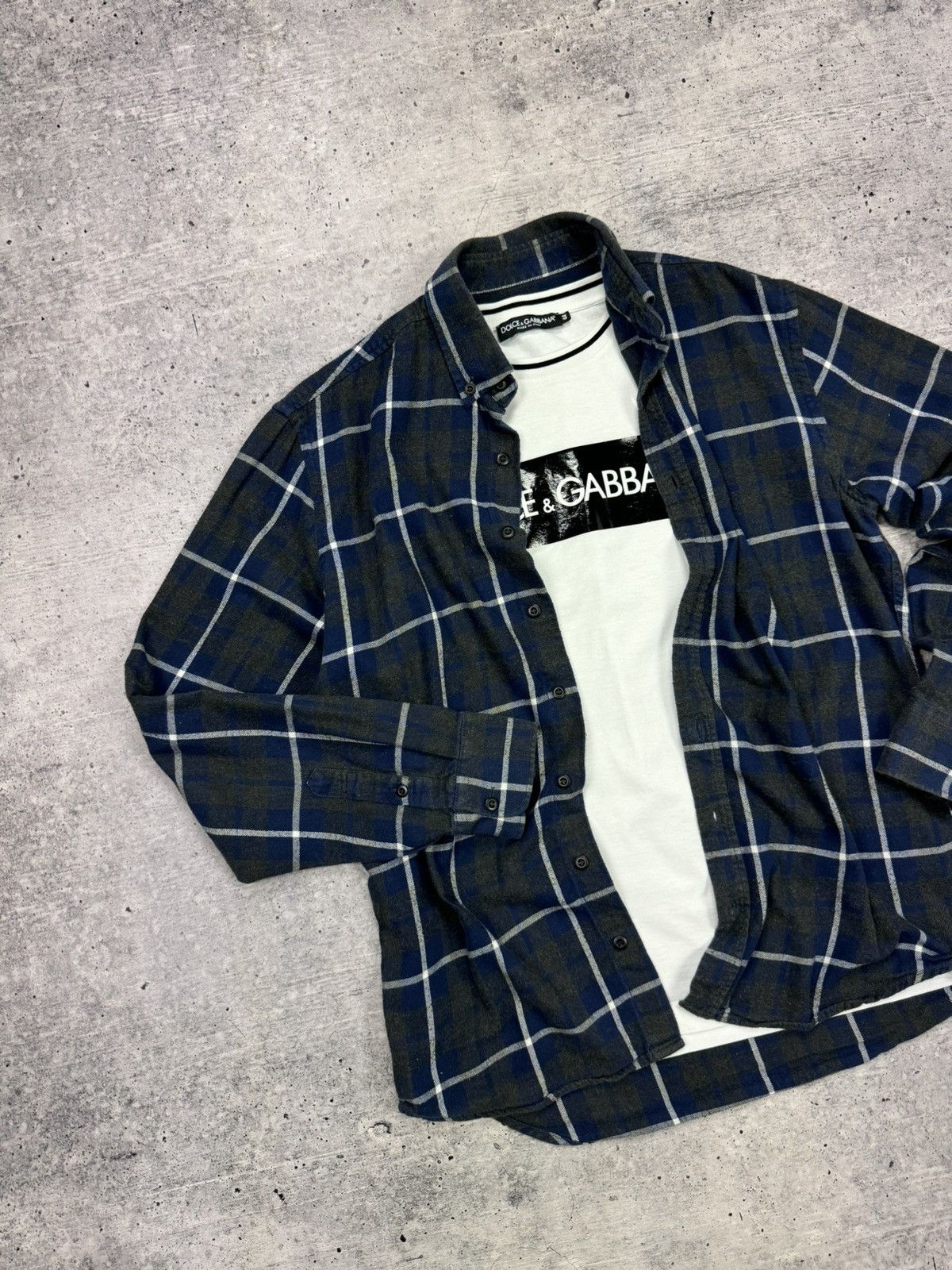 Designer × Vintage Vintage Y2K Plaid Flannel Checkered Shirt Travis Scott Style Size US S / EU 44-46 / 1 - 2 Thumbnail