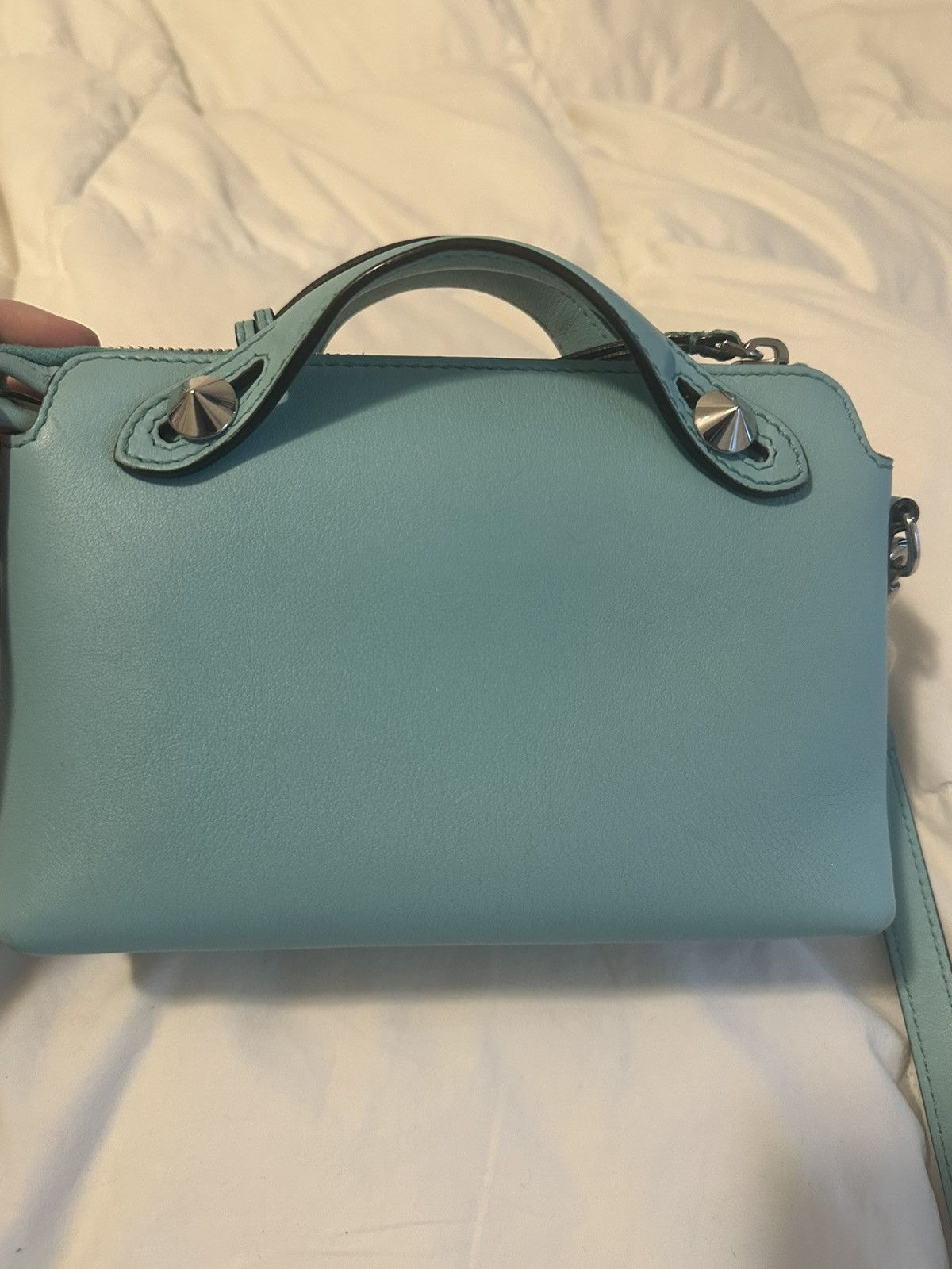 Fendi Fendi turquoise/tiffany blue by the way bag mini Size ONE SIZE - 3 Thumbnail
